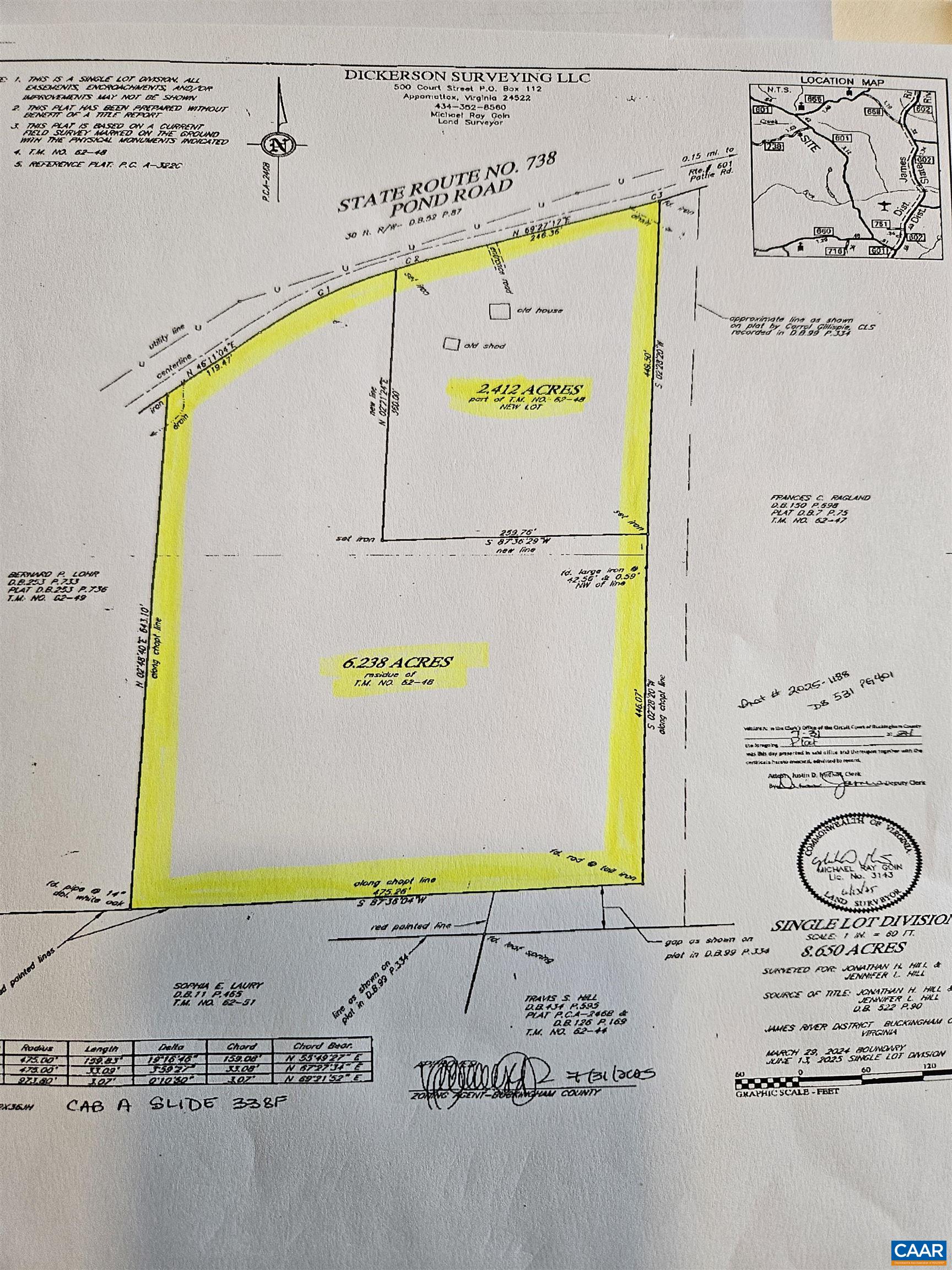8.65 Ac POND RD, BUCKINGHAM, Virginia 23921, ,Land,8.65 Ac POND RD,676308 MLS # 676308