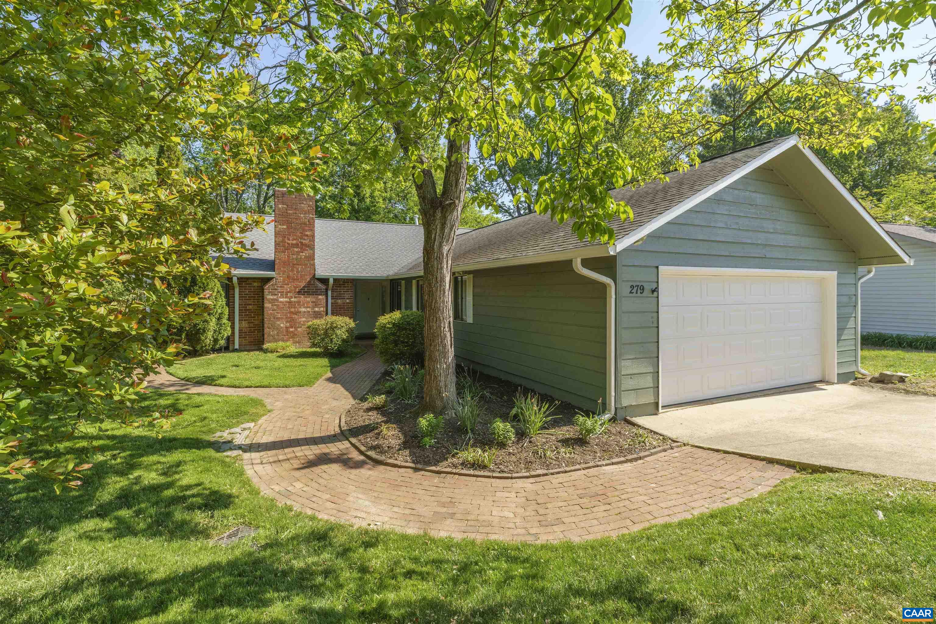 Fresh paint and landscaping