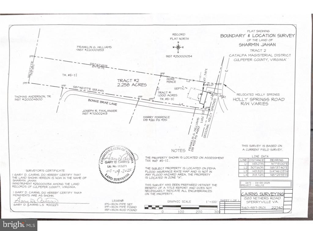 2502 HOLLY SPRINGS DR., AMISSVILLE, Virginia 20106, ,Land,2502 HOLLY SPRINGS DR.,VACU2013460 MLS # VACU2013460