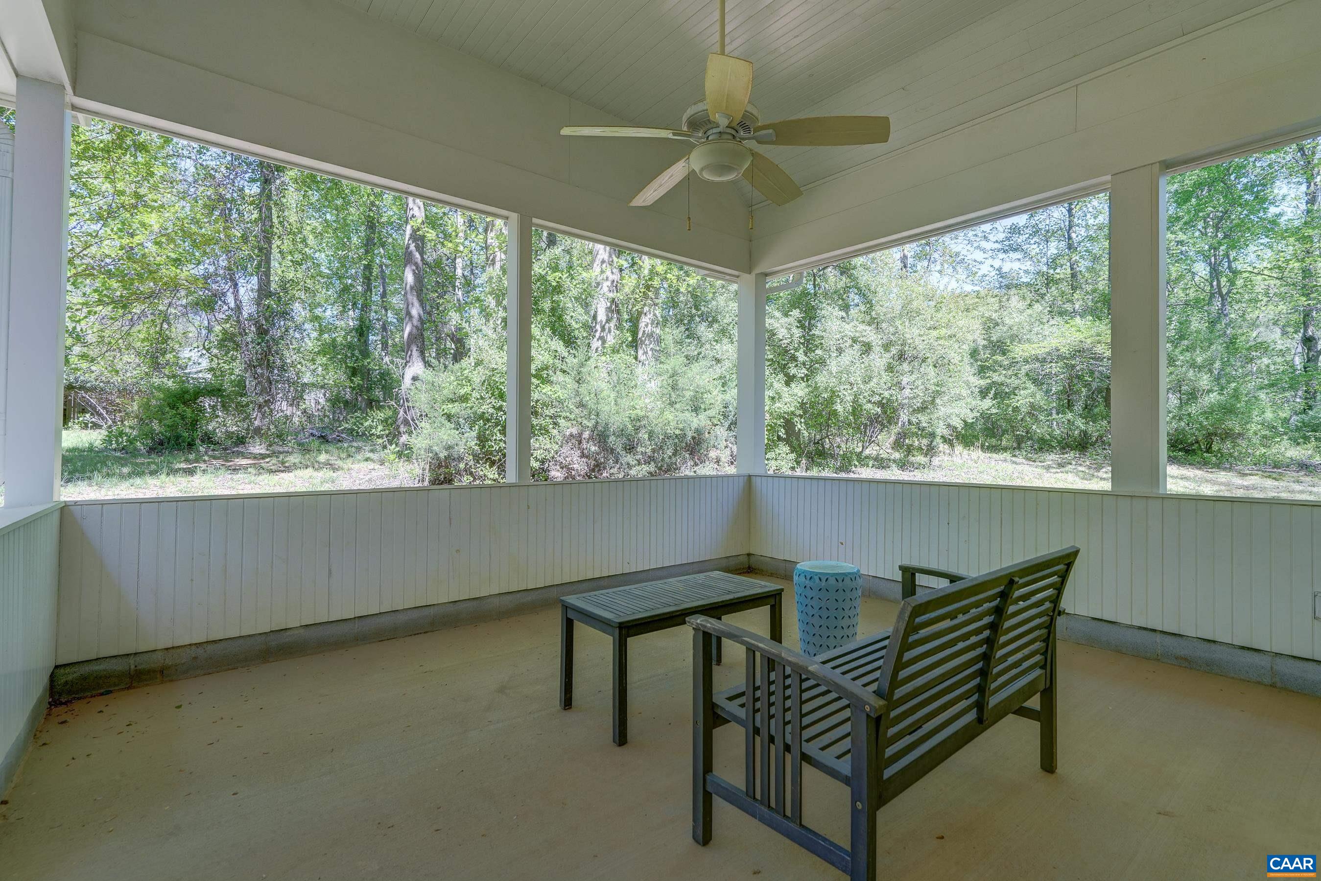 Covered patio is the perfect spot for nature watching, outdoor dining and entertaining.