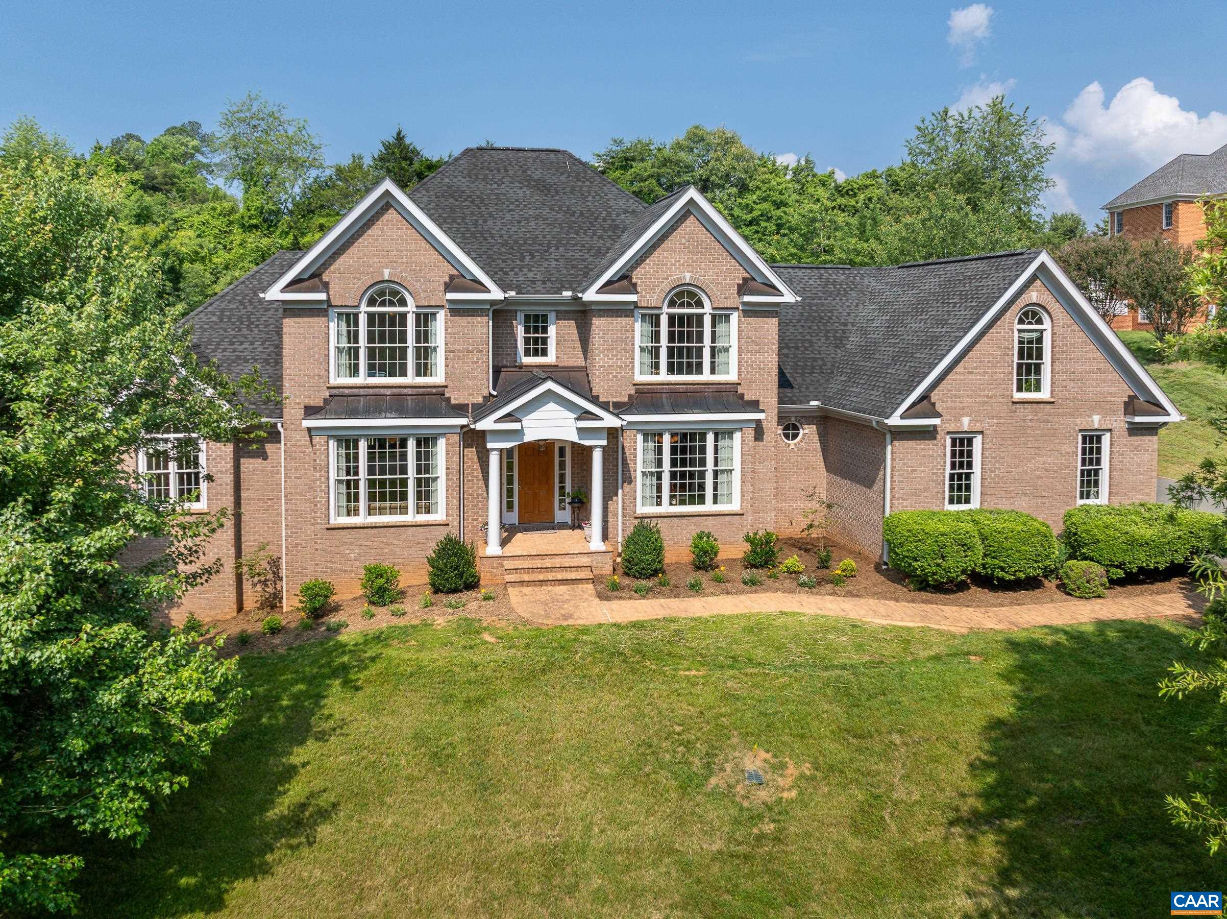 Stunning all-brick Estate home in Foxchase, located minutes from Charlottesville and Crozet.
