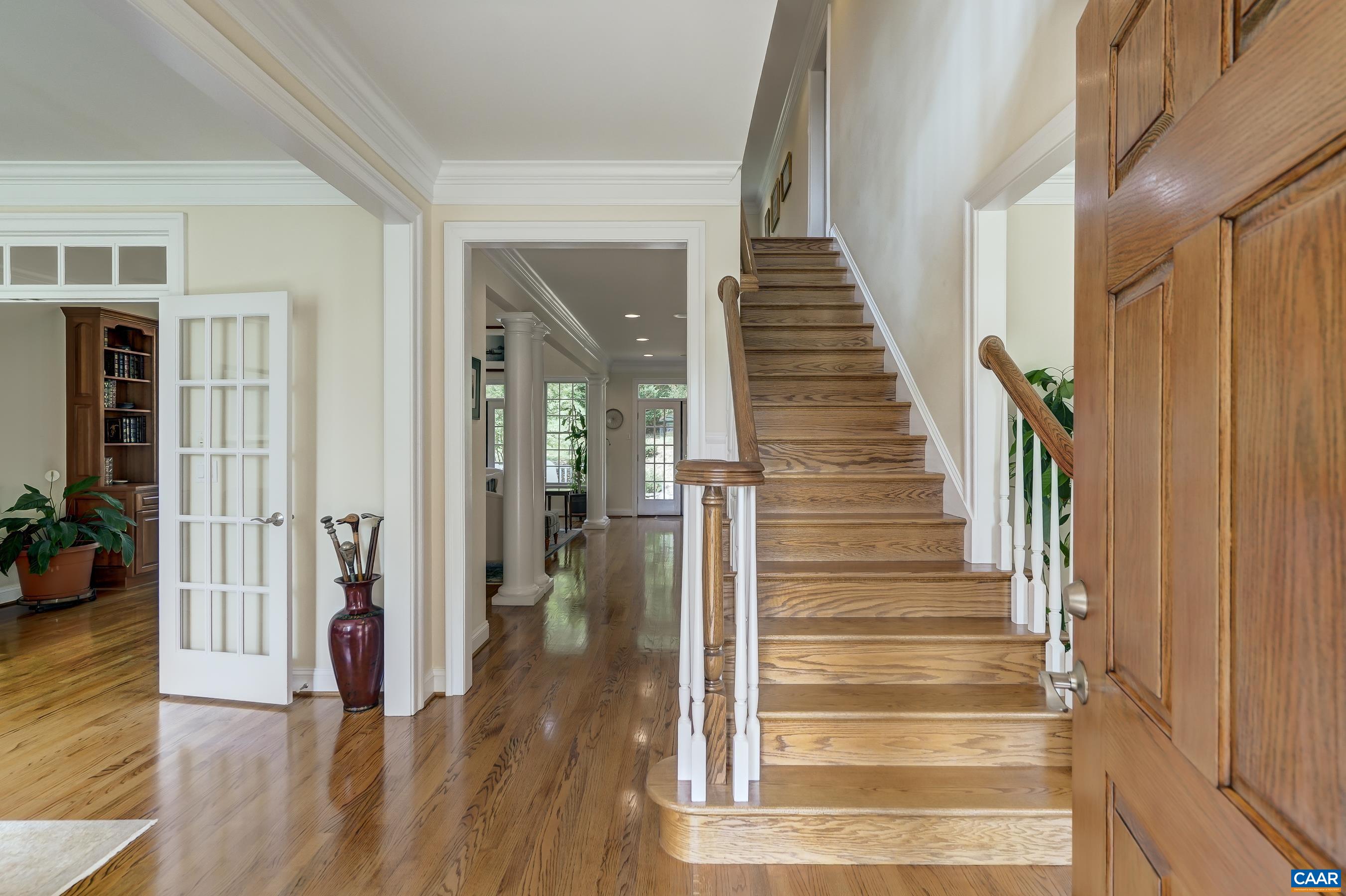 Hardwood floors and tasteful neutral colors with upgraded details throughout the home.