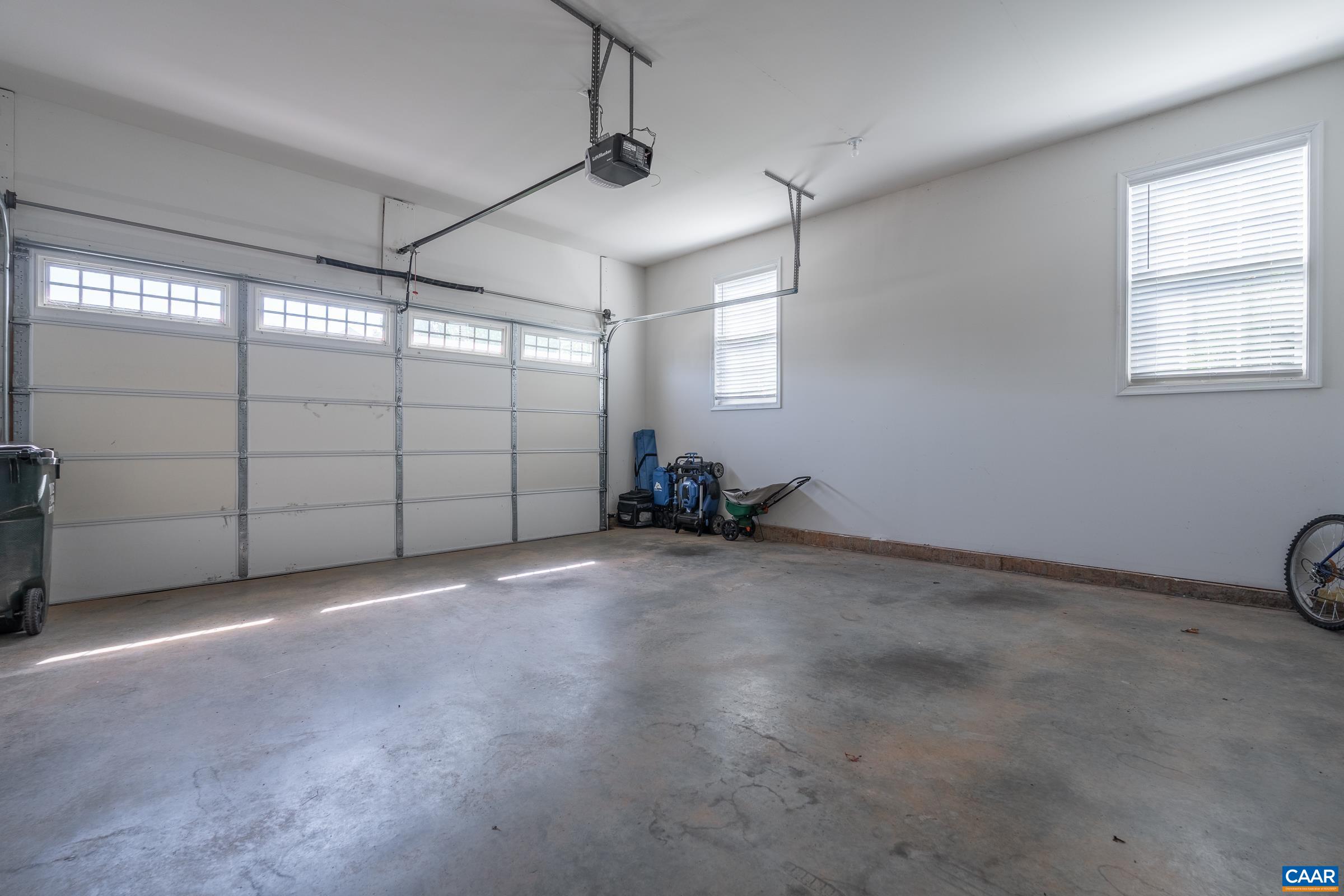 on-grade garage with natural light