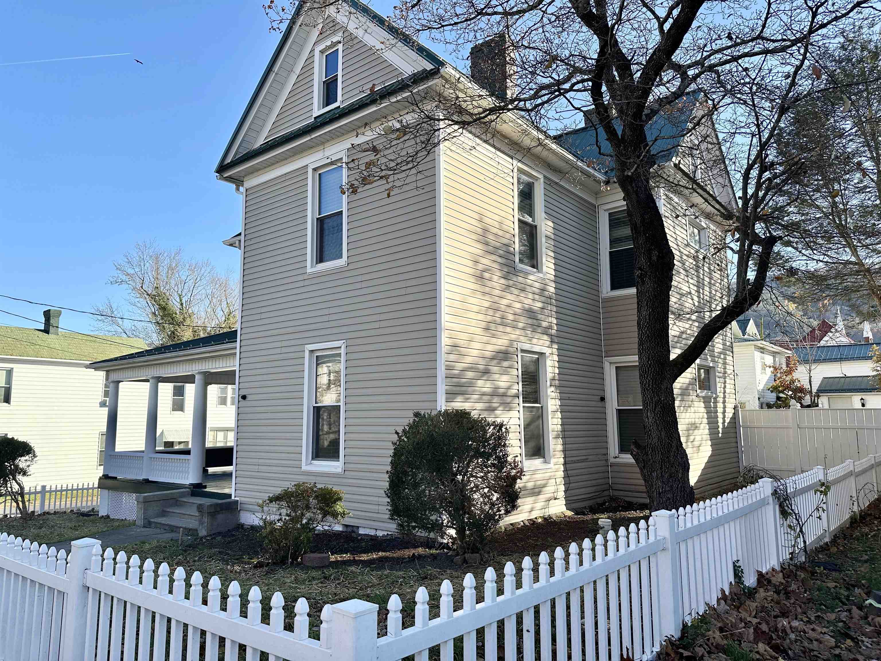 completely fenced yard