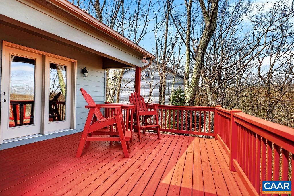 Partially covered area on the deck too!