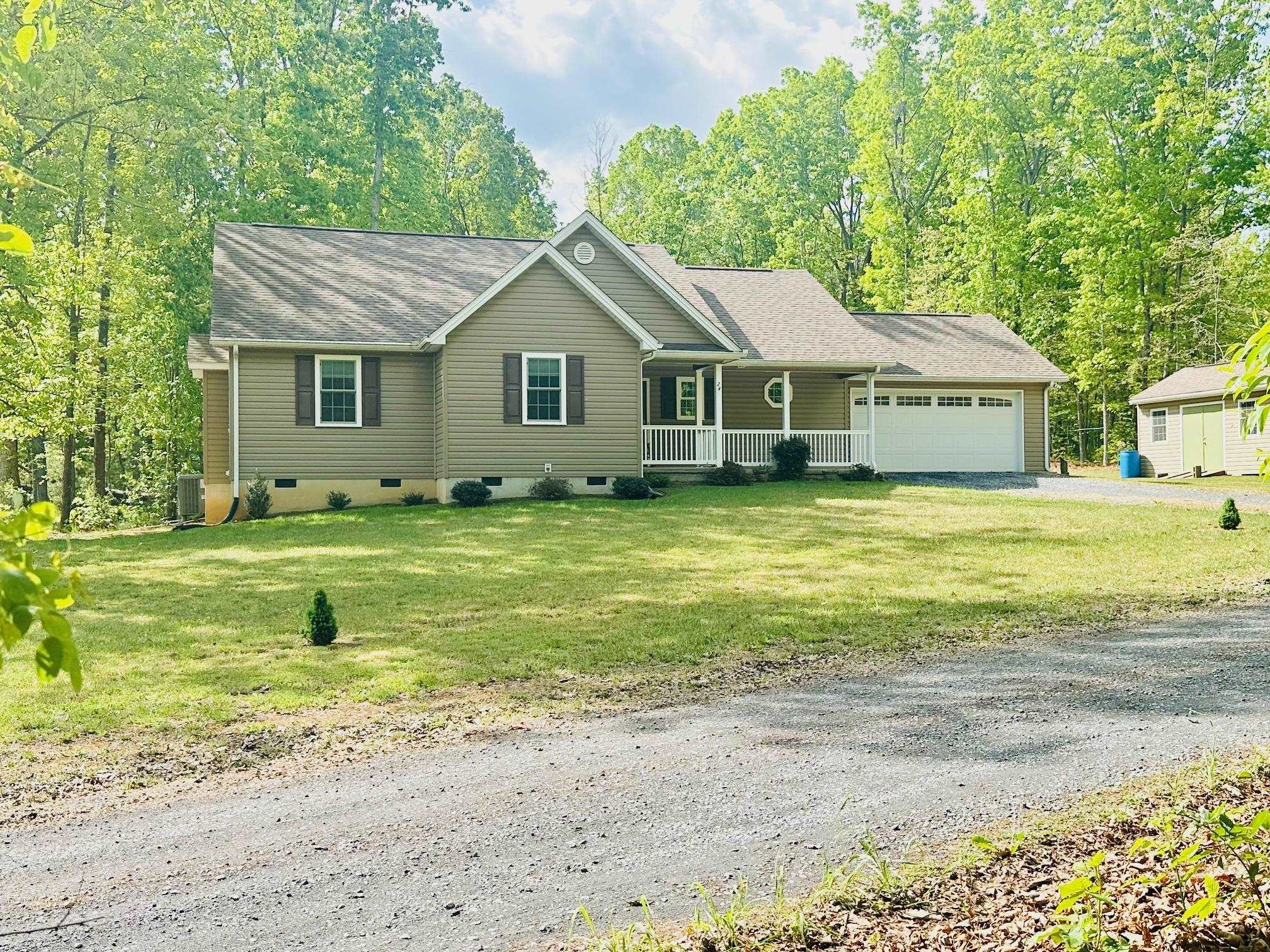 24 HOKIE LN, STUARTS DRAFT, Virginia 24477, 3 Bedrooms Bedrooms, ,2 BathroomsBathrooms,Residential,ONE LEVEL LIVING ON 1 ACRE LOT,24 HOKIE LN,676581 MLS # 676581