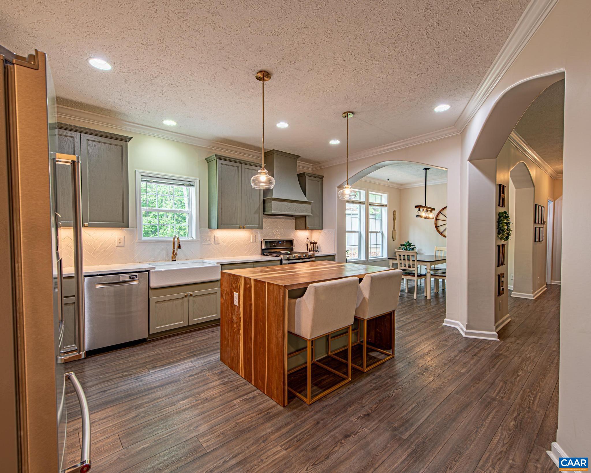 VIEW to DINING ROOM - Windows Overlooking the Rear YARD!