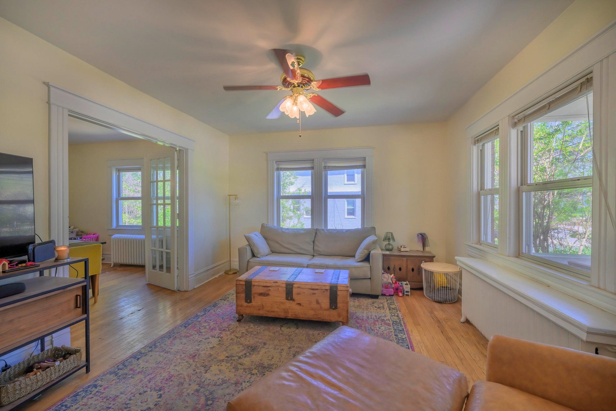Easy flow from the living room, dining room and into the kitchen— great for entertaining!