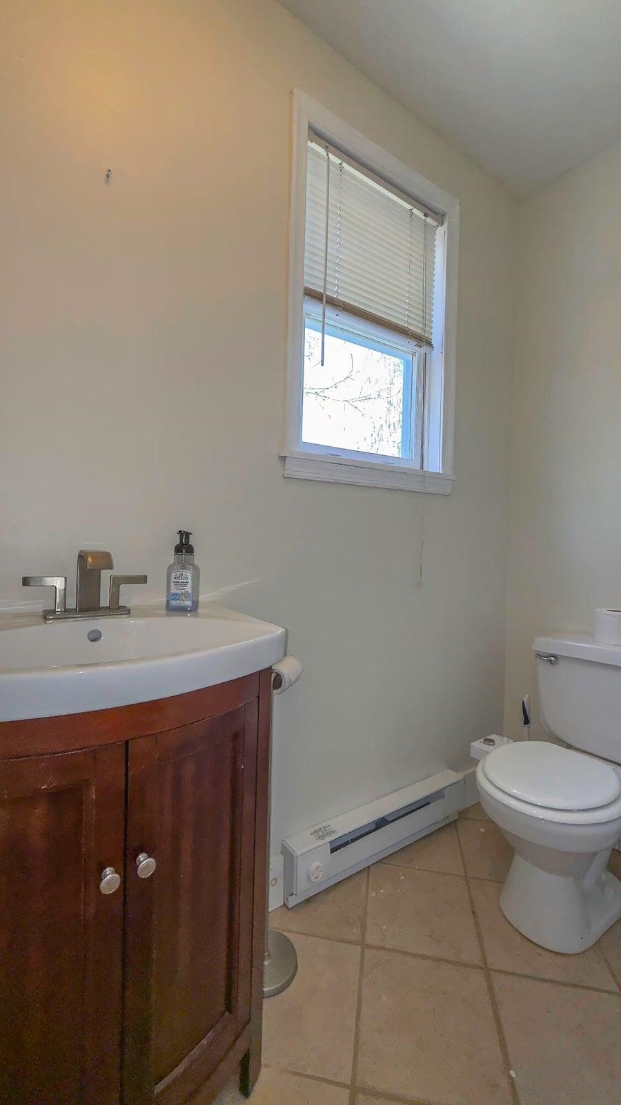 1st floor half bath