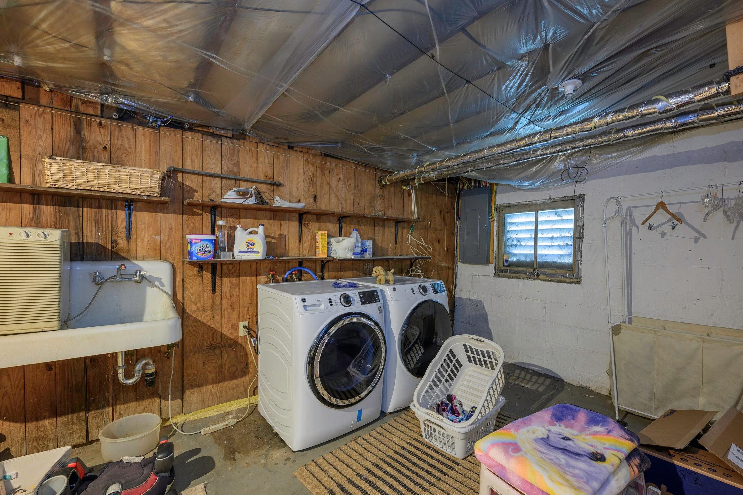 Ample storage space in your unfinished full basement.