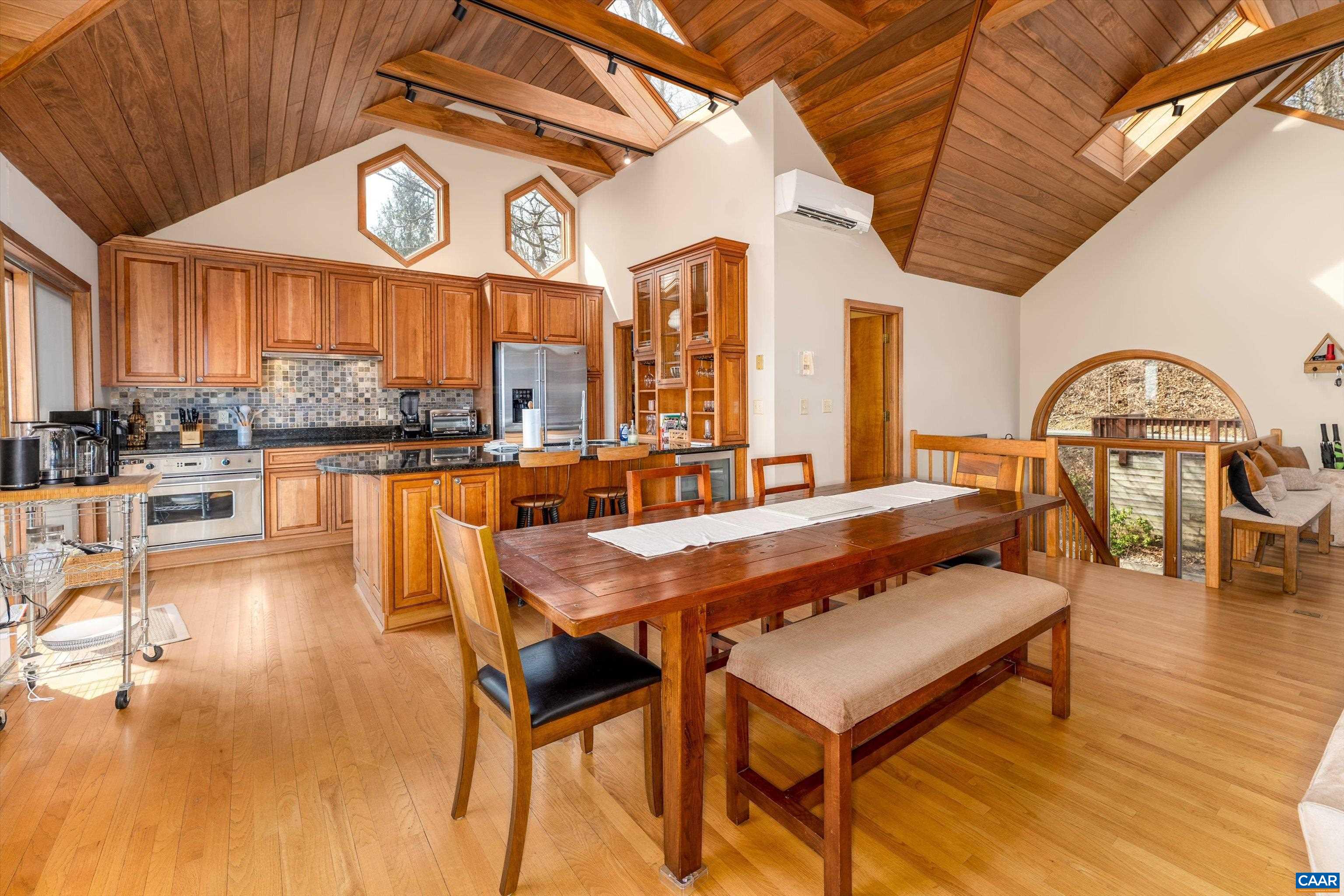 Hardwood floors throughout the main level