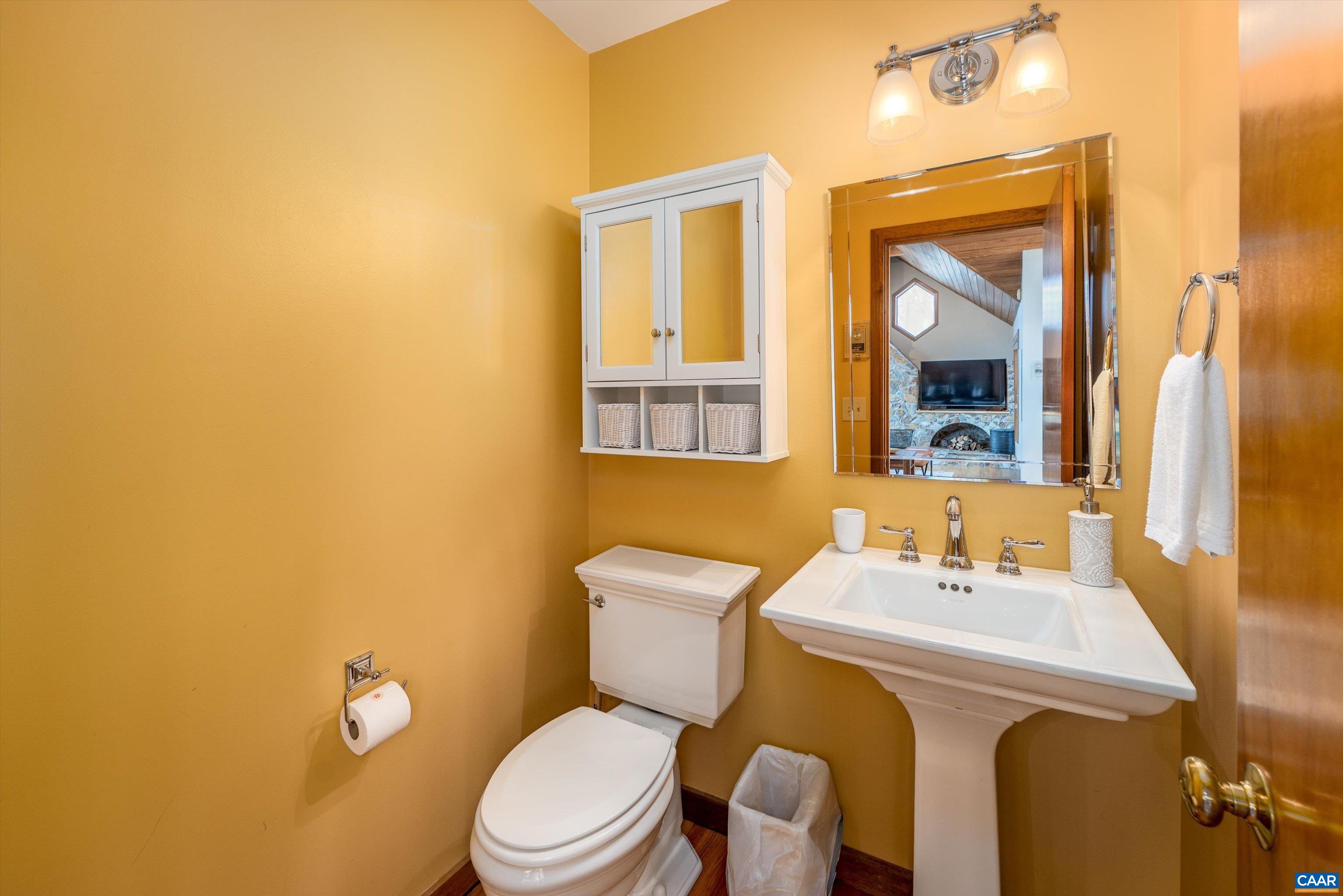 Main level Half bath