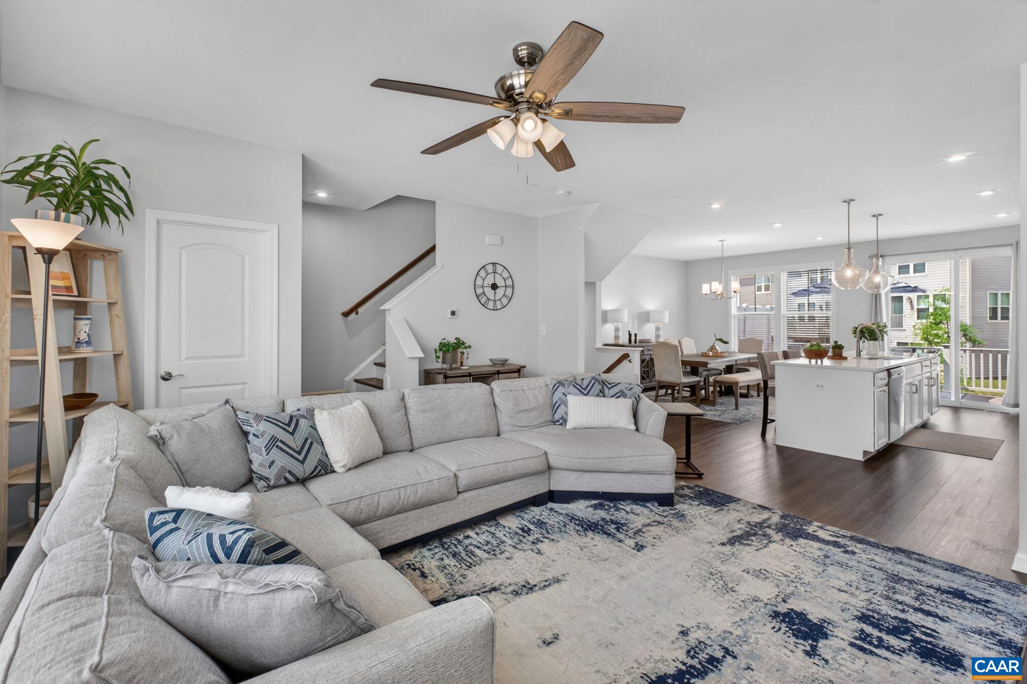 LVP flooring throughout main living area
