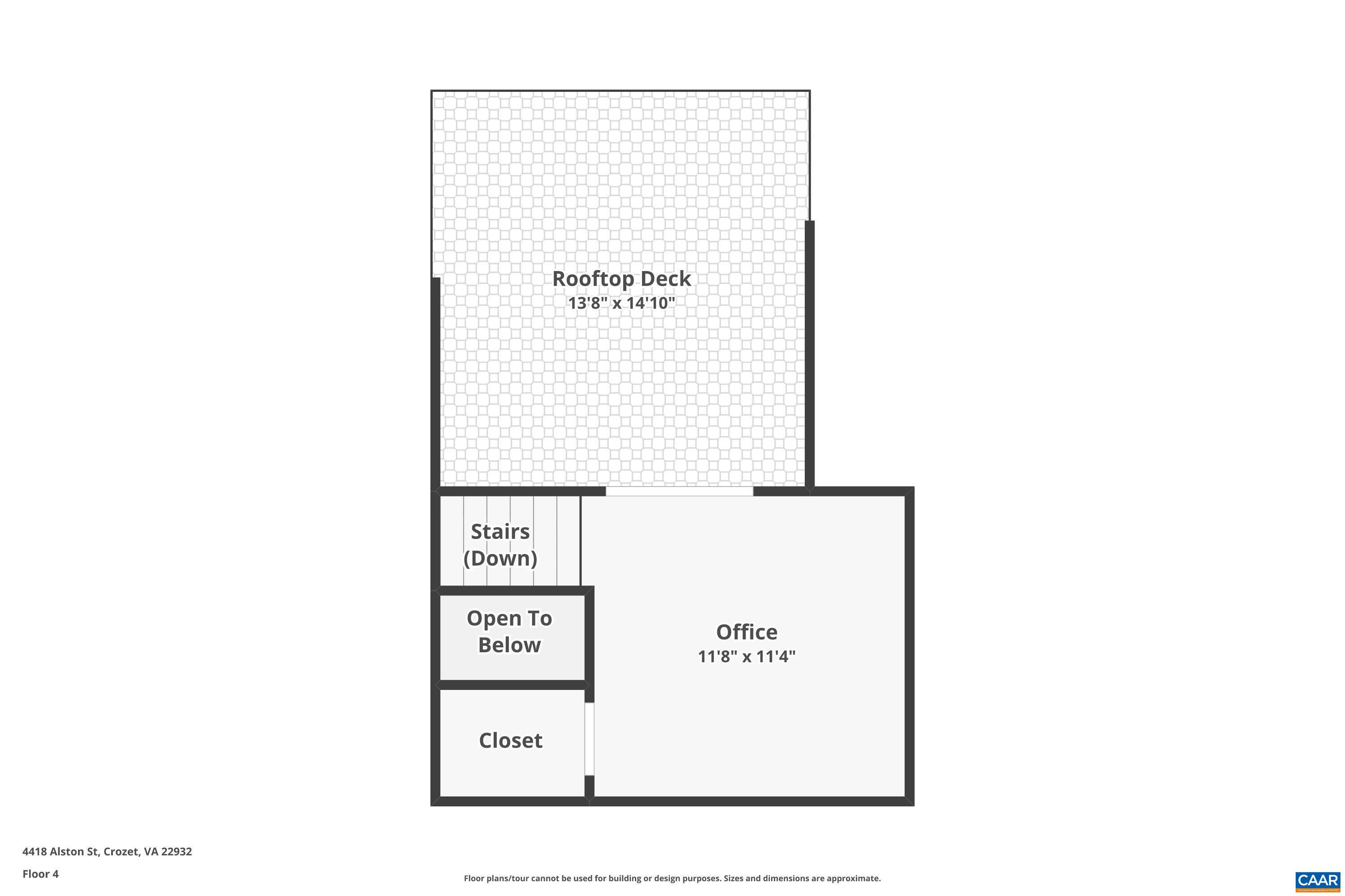 4418 ALSTON ST, CROZET, Virginia 22932, 3 Bedrooms Bedrooms, ,3 BathroomsBathrooms,Residential,Monroe with Rooftop Terrace,4418 ALSTON ST,676633 MLS # 676633