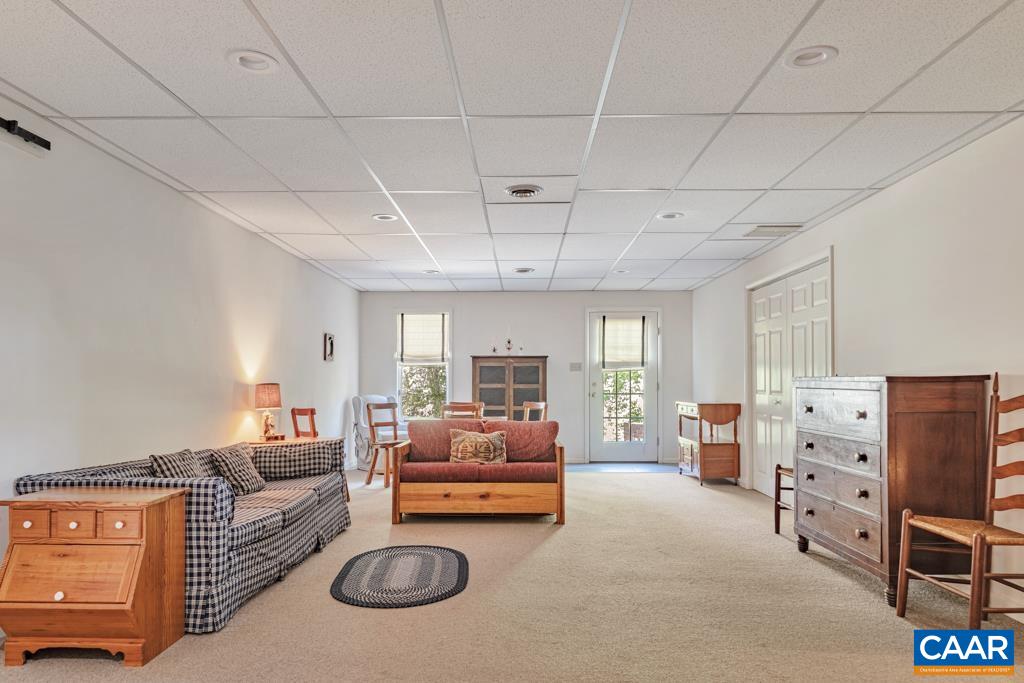 Terrace Level Family room. Wool carpet.