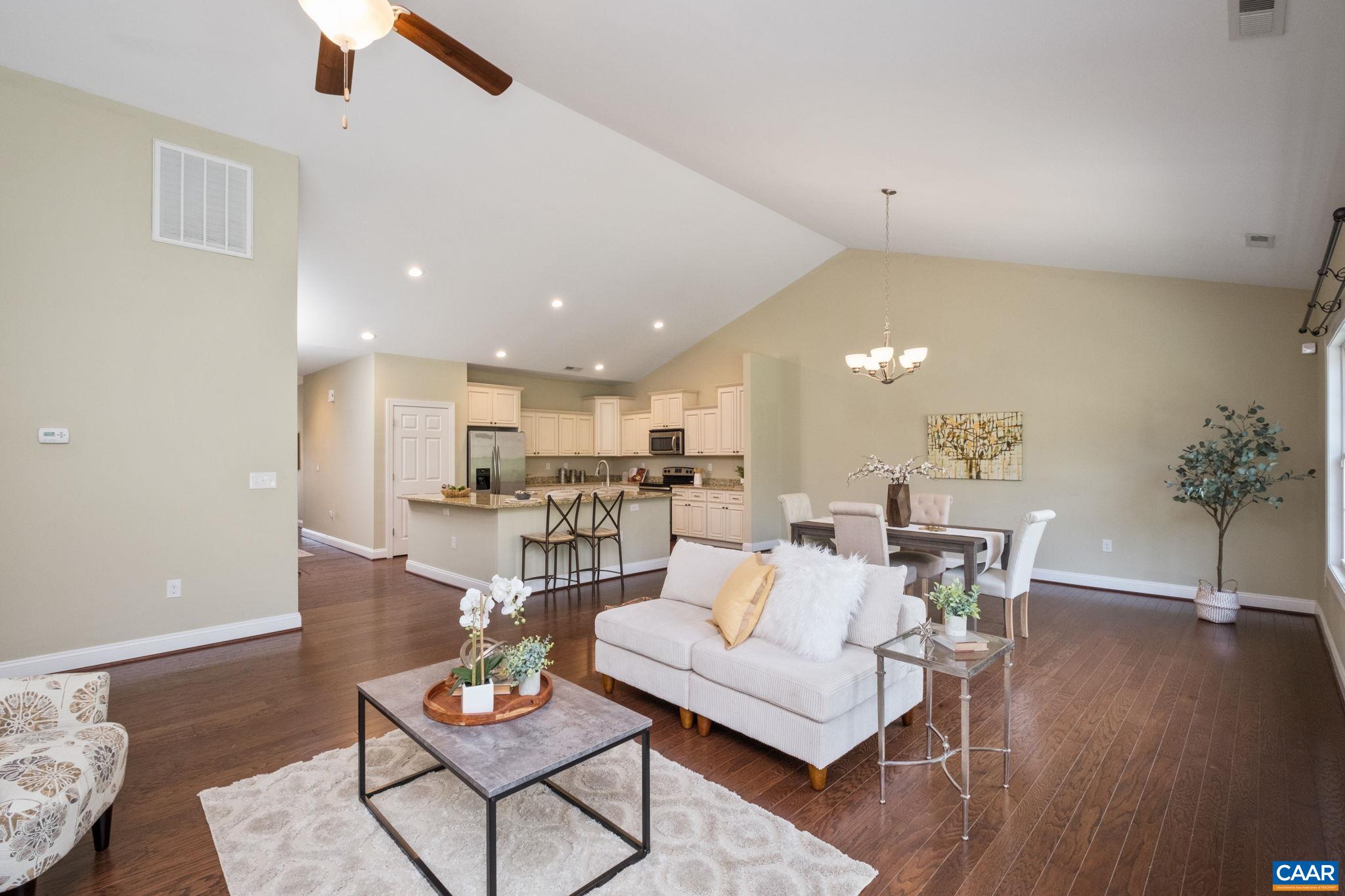 Vaulted great room