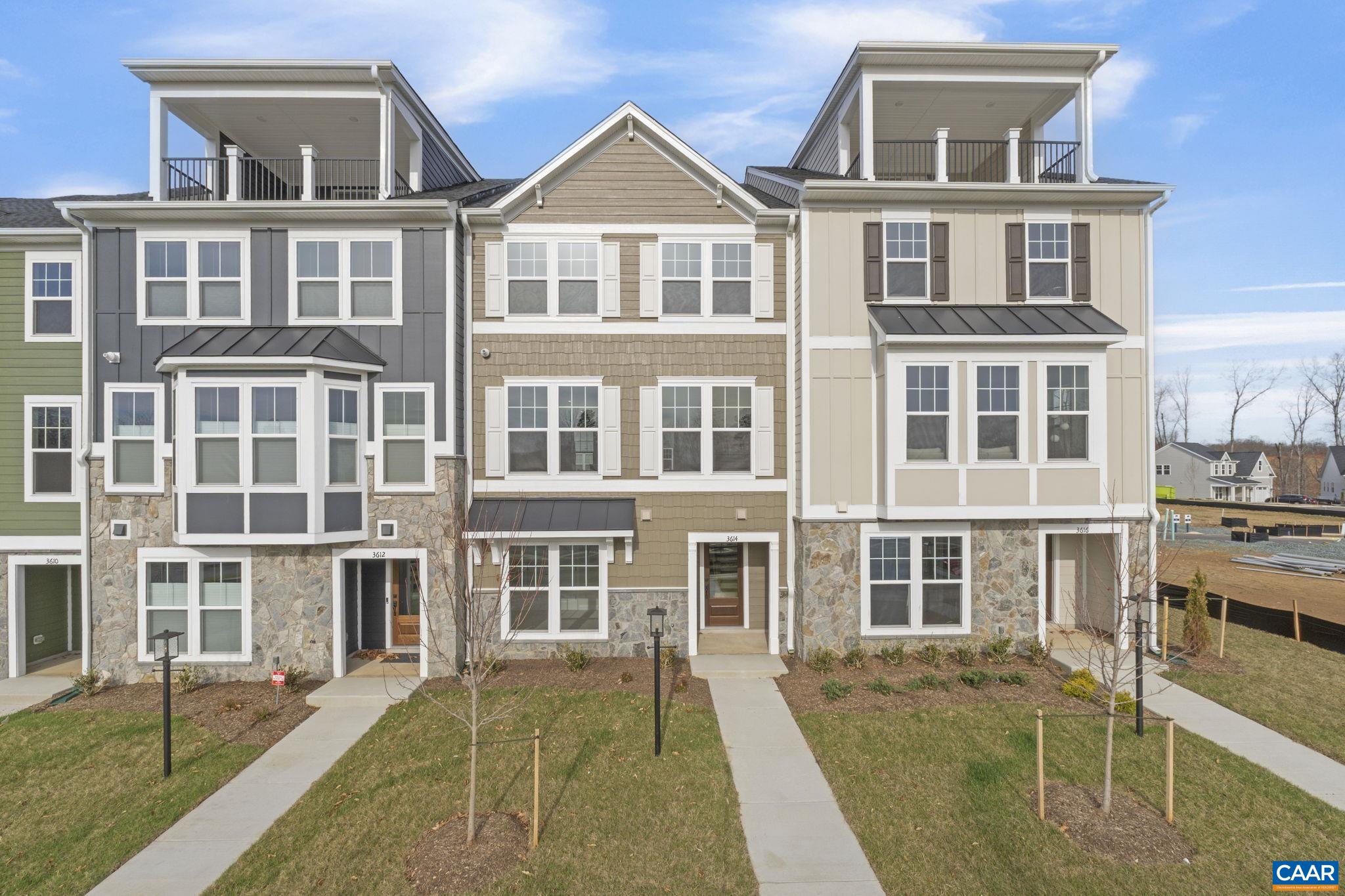 3614 HILAH LN, CHARLOTTESVILLE, Virginia 22901, 4 Bedrooms Bedrooms, ,3 BathroomsBathrooms,Residential,Holly II A townhome plan - Elevation F,3614 HILAH LN,676800 MLS # 676800