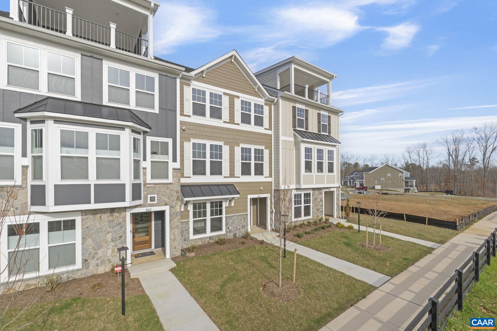 3614 HILAH LN, CHARLOTTESVILLE, Virginia 22901, 4 Bedrooms Bedrooms, ,3 BathroomsBathrooms,Residential,Holly II A townhome plan - Elevation F,3614 HILAH LN,676800 MLS # 676800