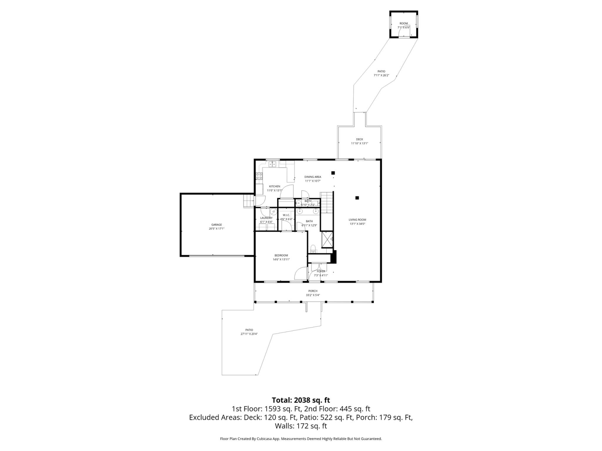 5425 S BRANCH RD, FREDERICKSBURG, Virginia 22407, 3 Bedrooms Bedrooms, ,2 BathroomsBathrooms,Residential,5425 S BRANCH RD,VASP2041380 MLS # VASP2041380