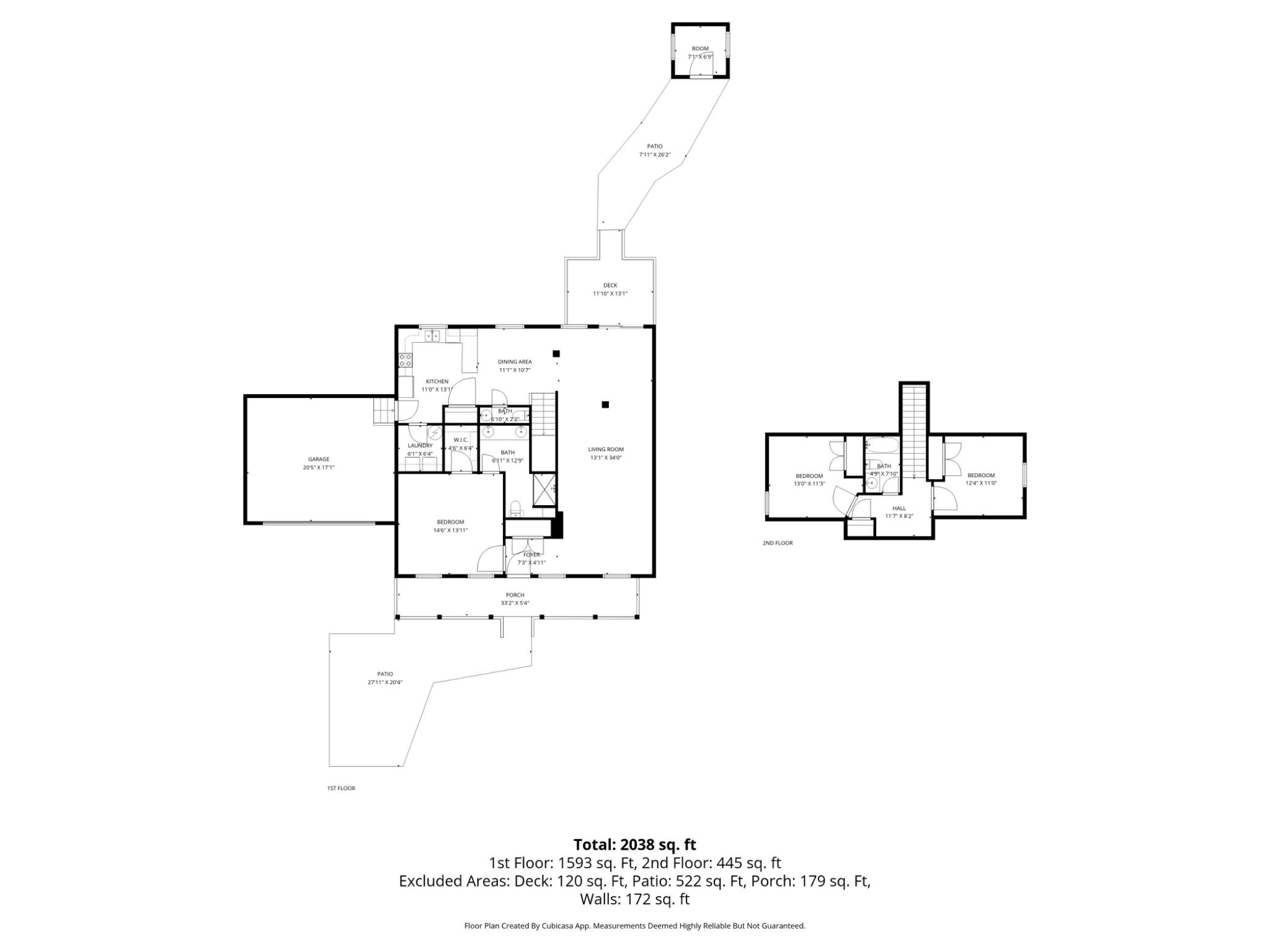 5425 S BRANCH RD, FREDERICKSBURG, Virginia 22407, 3 Bedrooms Bedrooms, ,2 BathroomsBathrooms,Residential,5425 S BRANCH RD,VASP2041380 MLS # VASP2041380