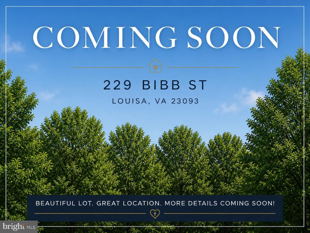 229 BIBB ST, LOUISA, Virginia 23093, 4 Bedrooms Bedrooms, ,2 BathroomsBathrooms,Residential,229 BIBB ST,VALA2009794 MLS # VALA2009794