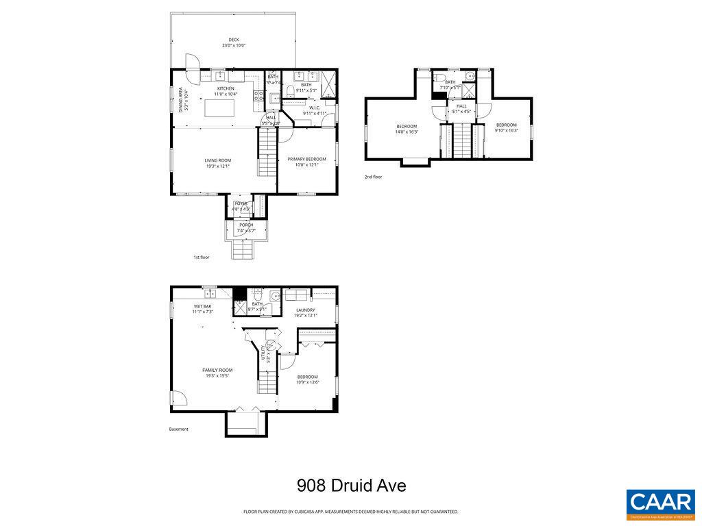 908 DRUID AVE, CHARLOTTESVILLE, Virginia 22902, 4 Bedrooms Bedrooms, ,3 BathroomsBathrooms,Residential,908 DRUID AVE,676766 MLS # 676766