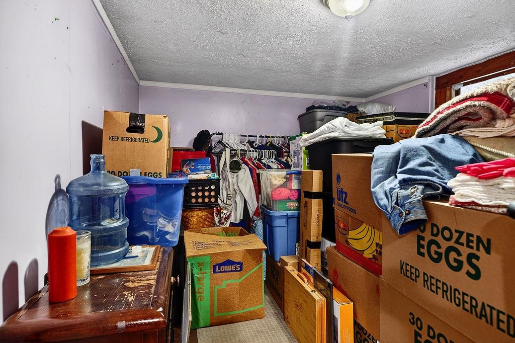 Owner is packing and storing boxes in this room