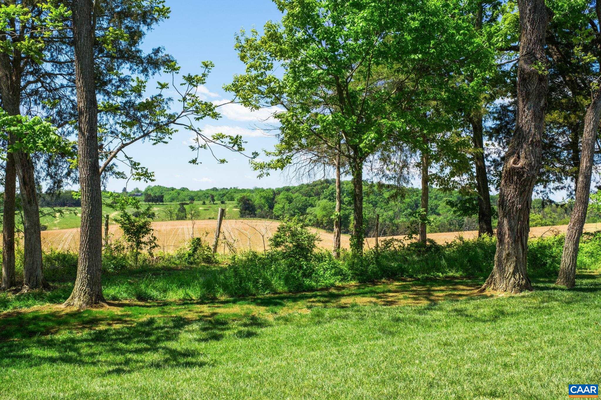 View is from the side yard.