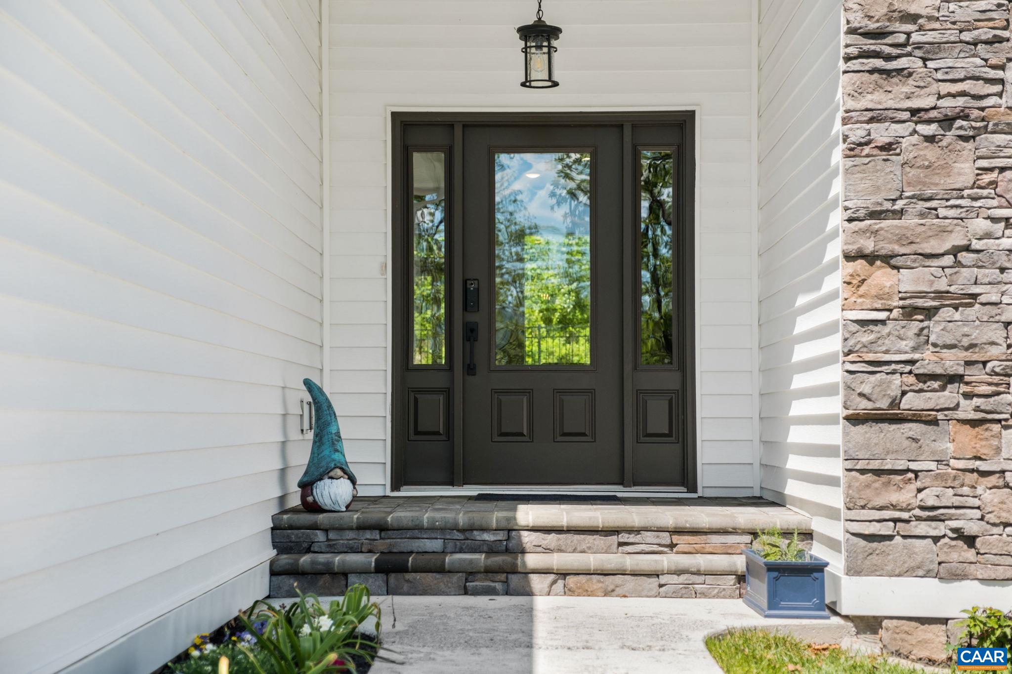 Welcoming front porch.