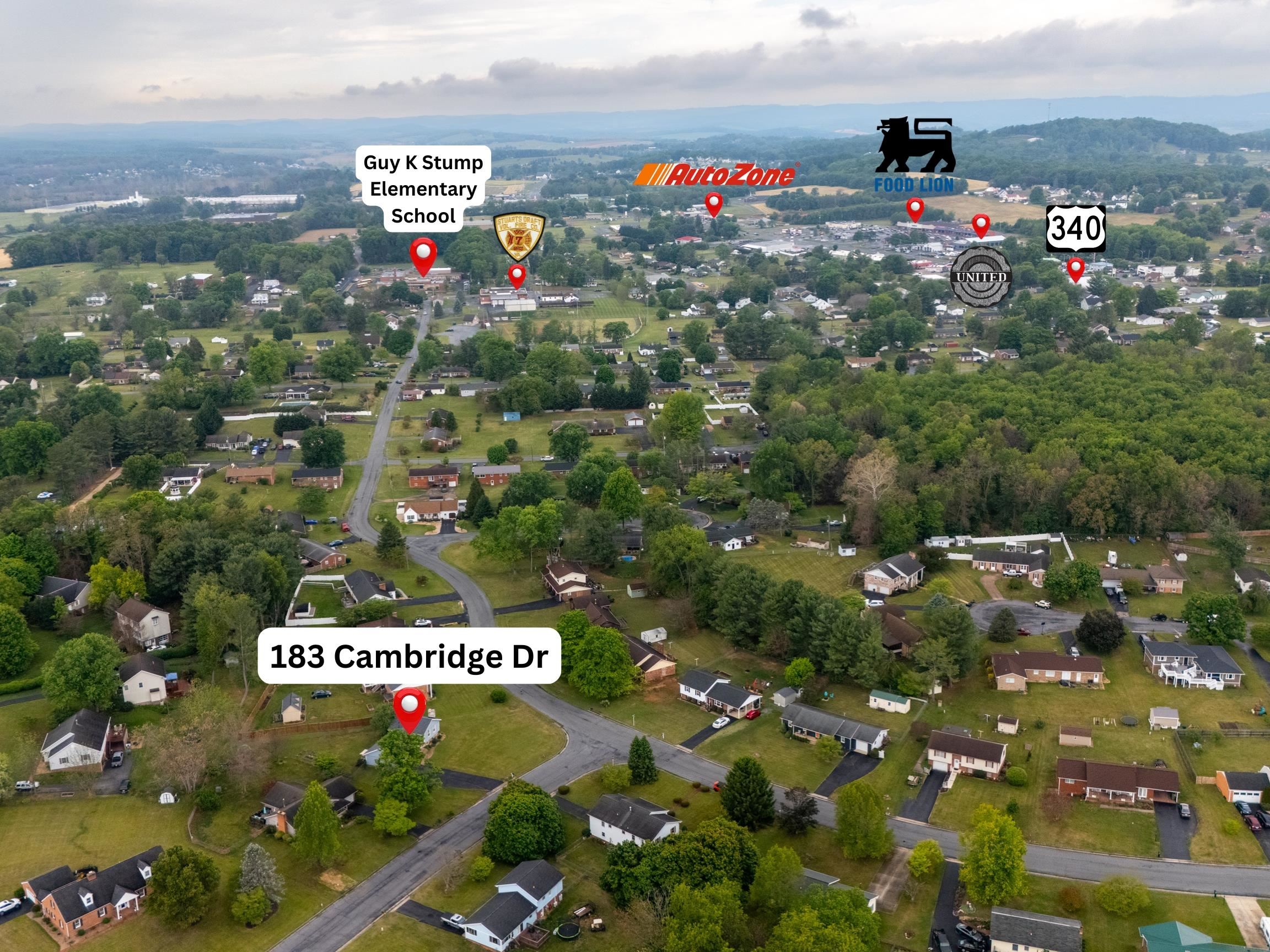 183 CAMBRIDGE DR, STUARTS DRAFT, Virginia 24477, 3 Bedrooms Bedrooms, ,2 BathroomsBathrooms,Residential,183 CAMBRIDGE DR,676982 MLS # 676982