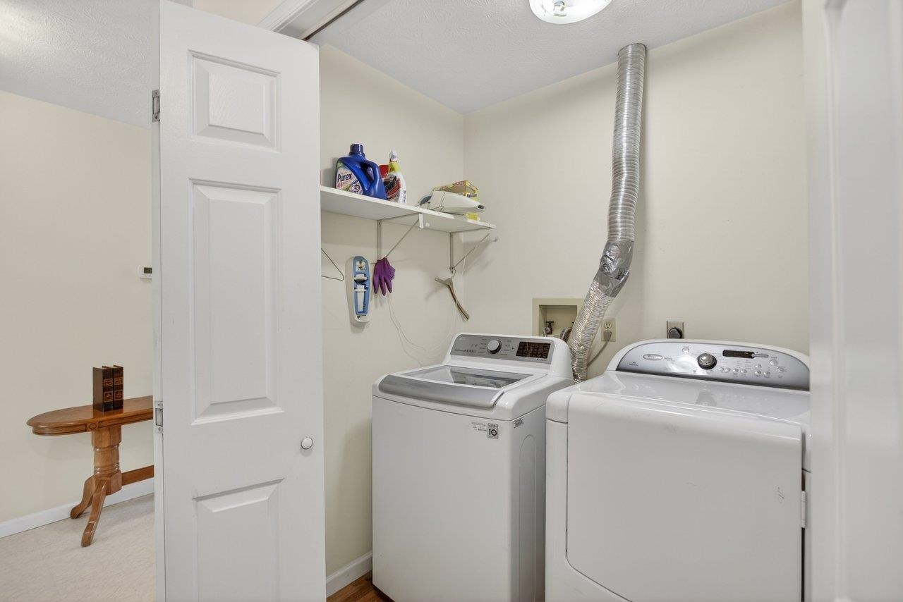 Includes a washer and dryer.