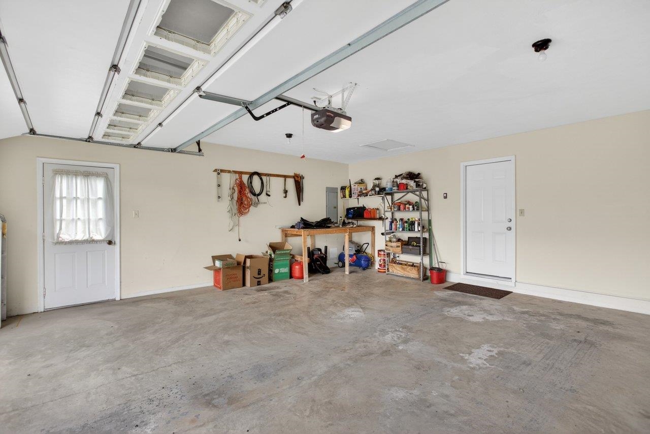 Features a side service door.
