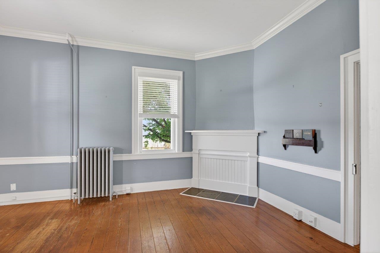This lovely front room off the foyer was a music room for these Owners.