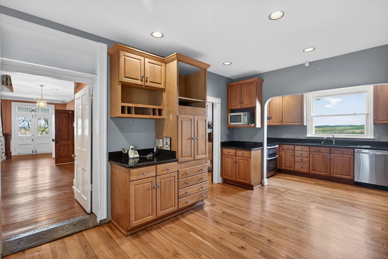 Lovely and bright, this kitchen was updated from the original.