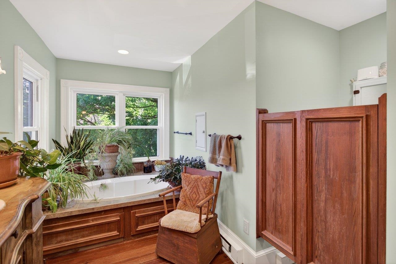 Private water closet area and a soaking tub!