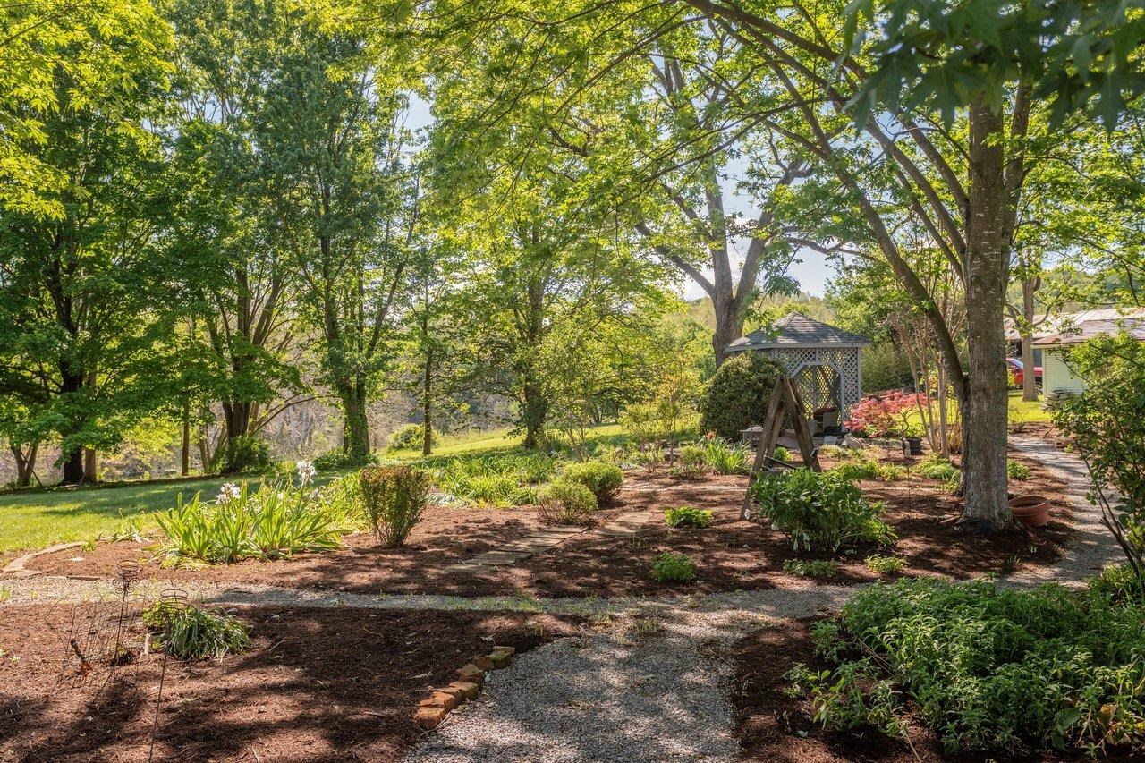 This is just one of the beautiful garden spaces. In full bloom, these flower gardens are abundant and sweet.