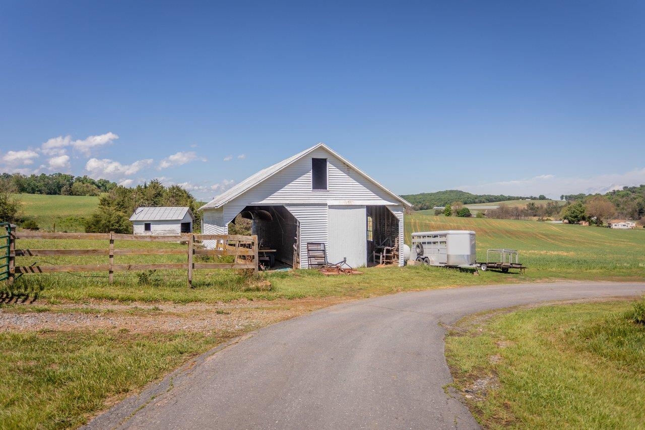 This building has traditionally held the farm equipment.