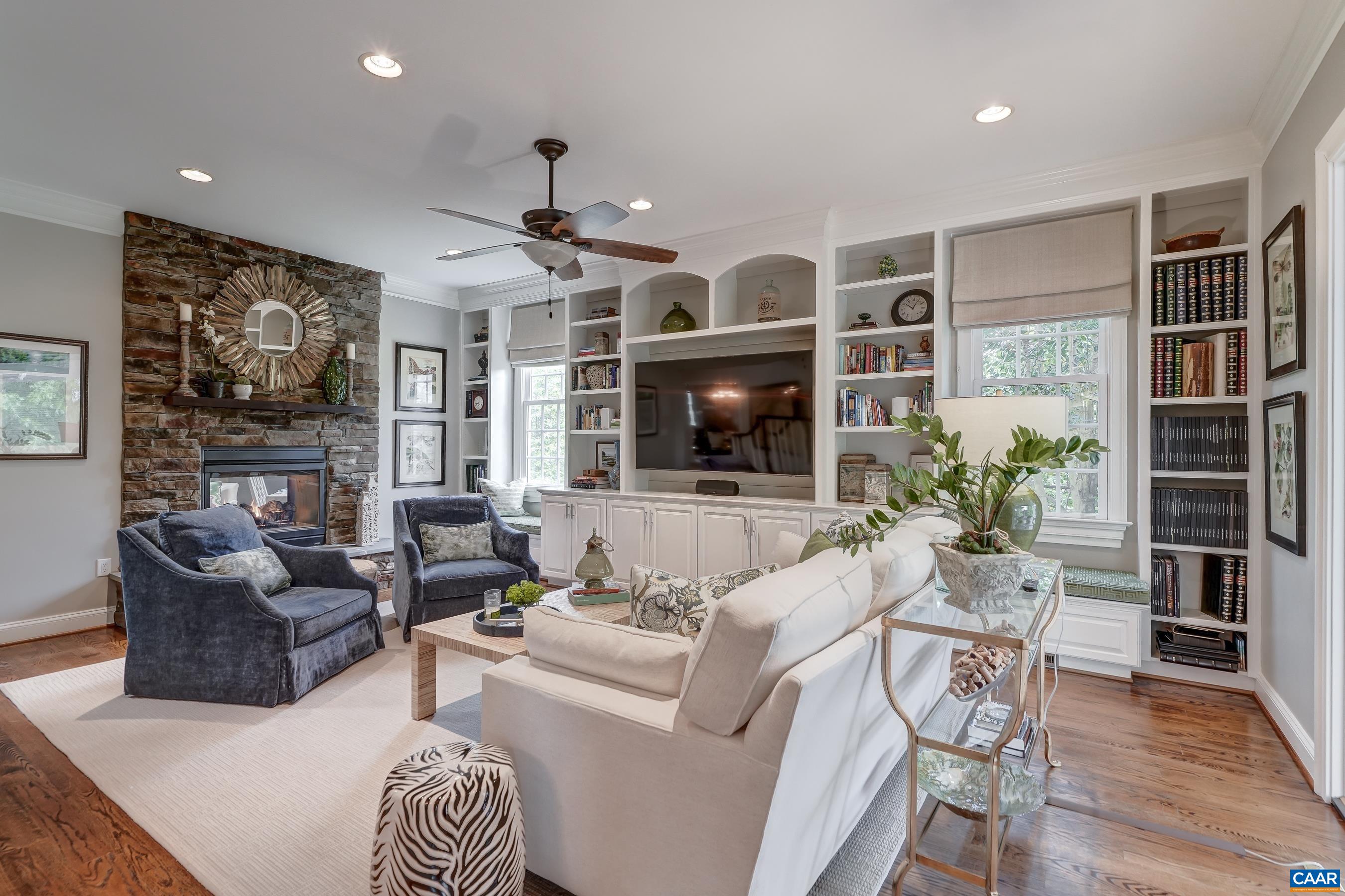 Great room is the perfect spot to gather at the end of a long day.