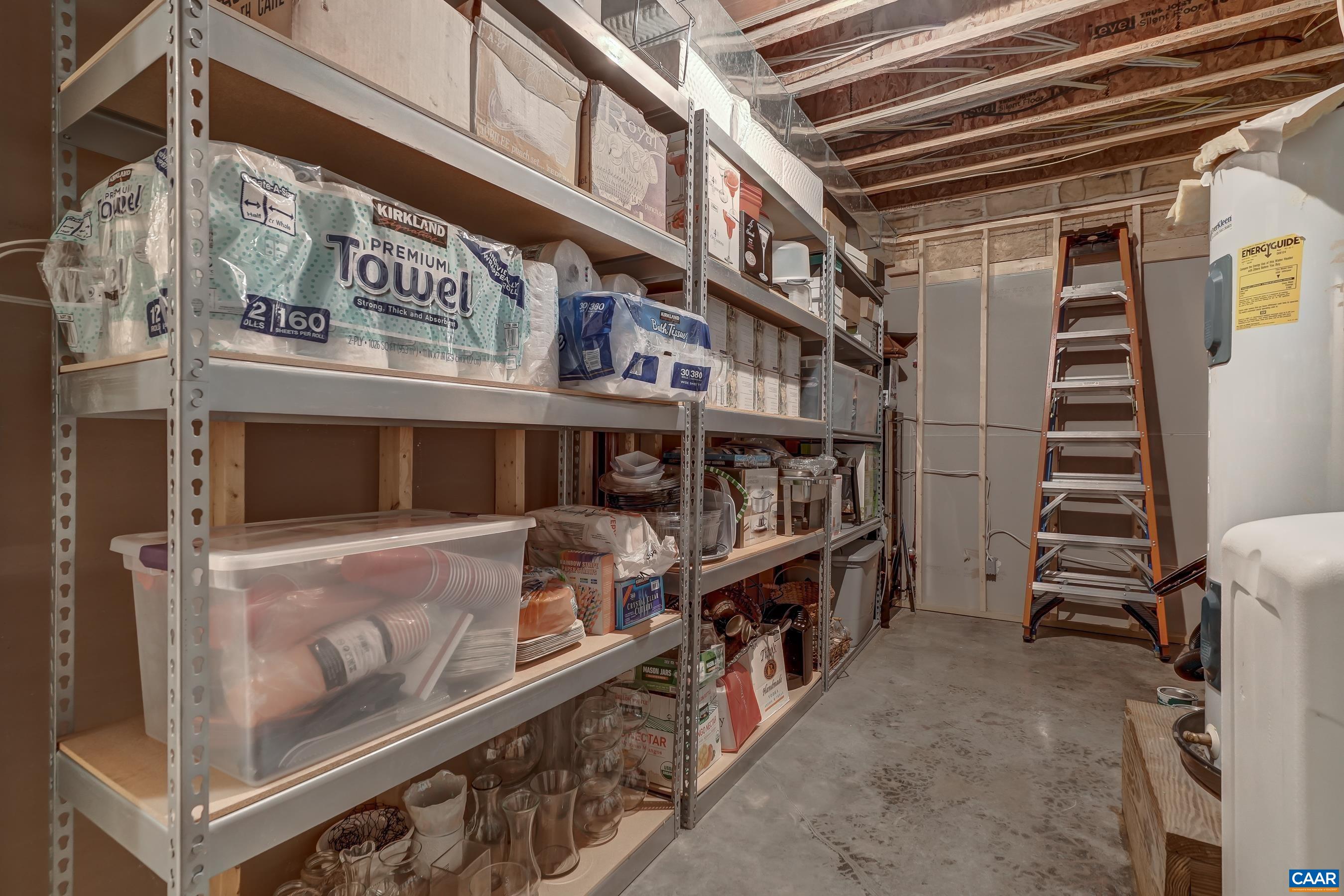 All this and unfinished storage area too!