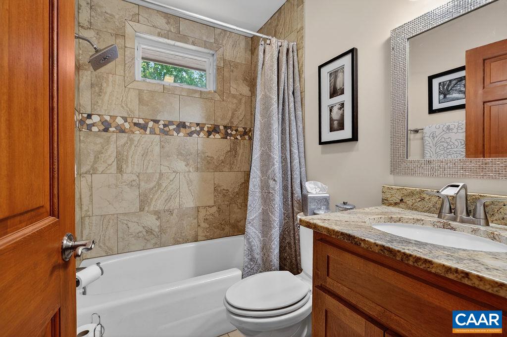 Full guest bathroom upstairs.