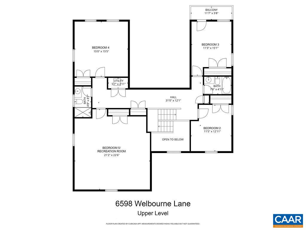 6598 WELBOURNE LN, CROZET, Virginia 22932, 5 Bedrooms Bedrooms, ,4 BathroomsBathrooms,Residential,6598 WELBOURNE LN,677010 MLS # 677010