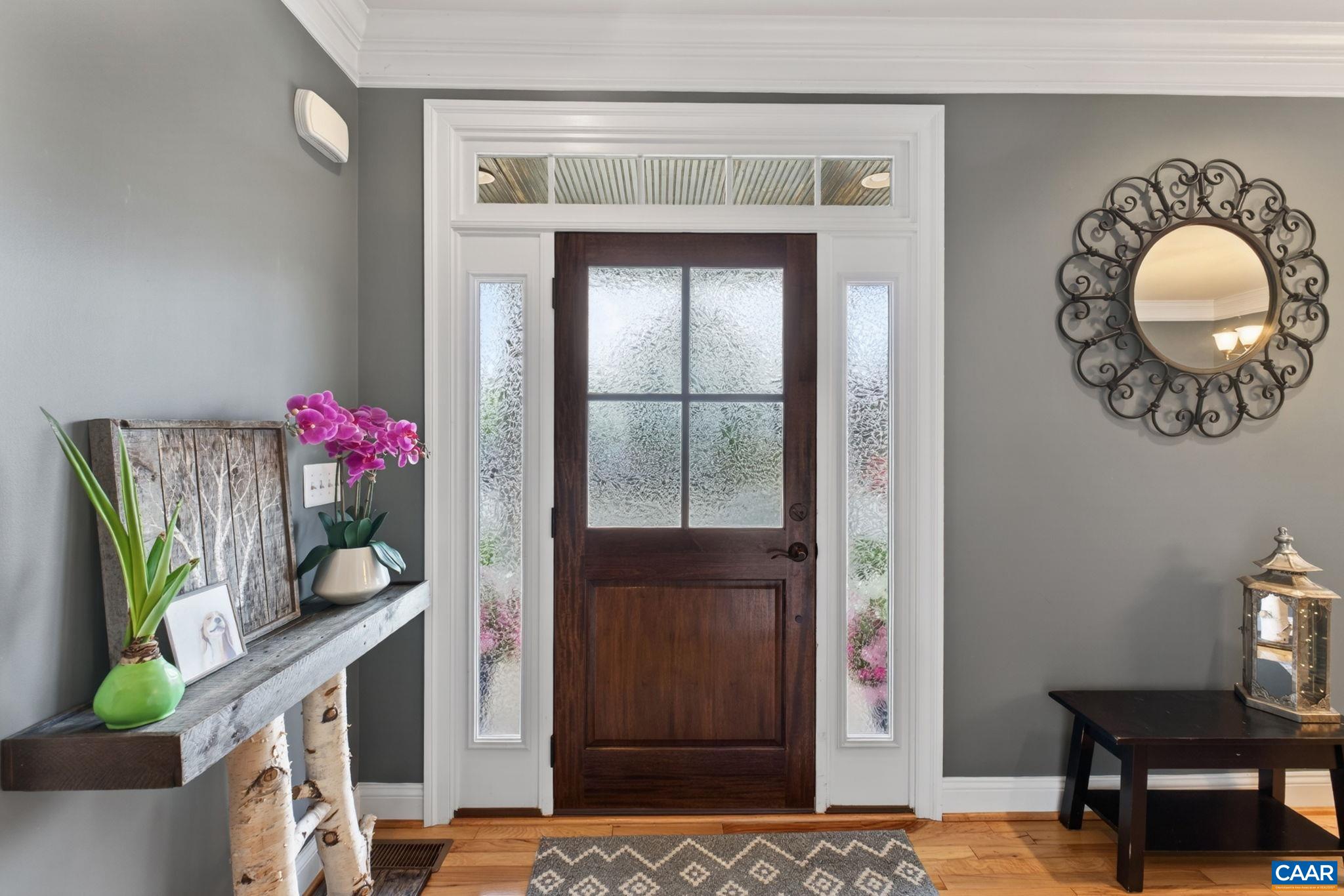 Front door and foyer.
