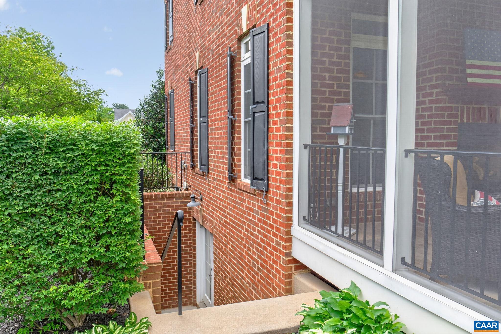 Walk up stairs on right side of home.