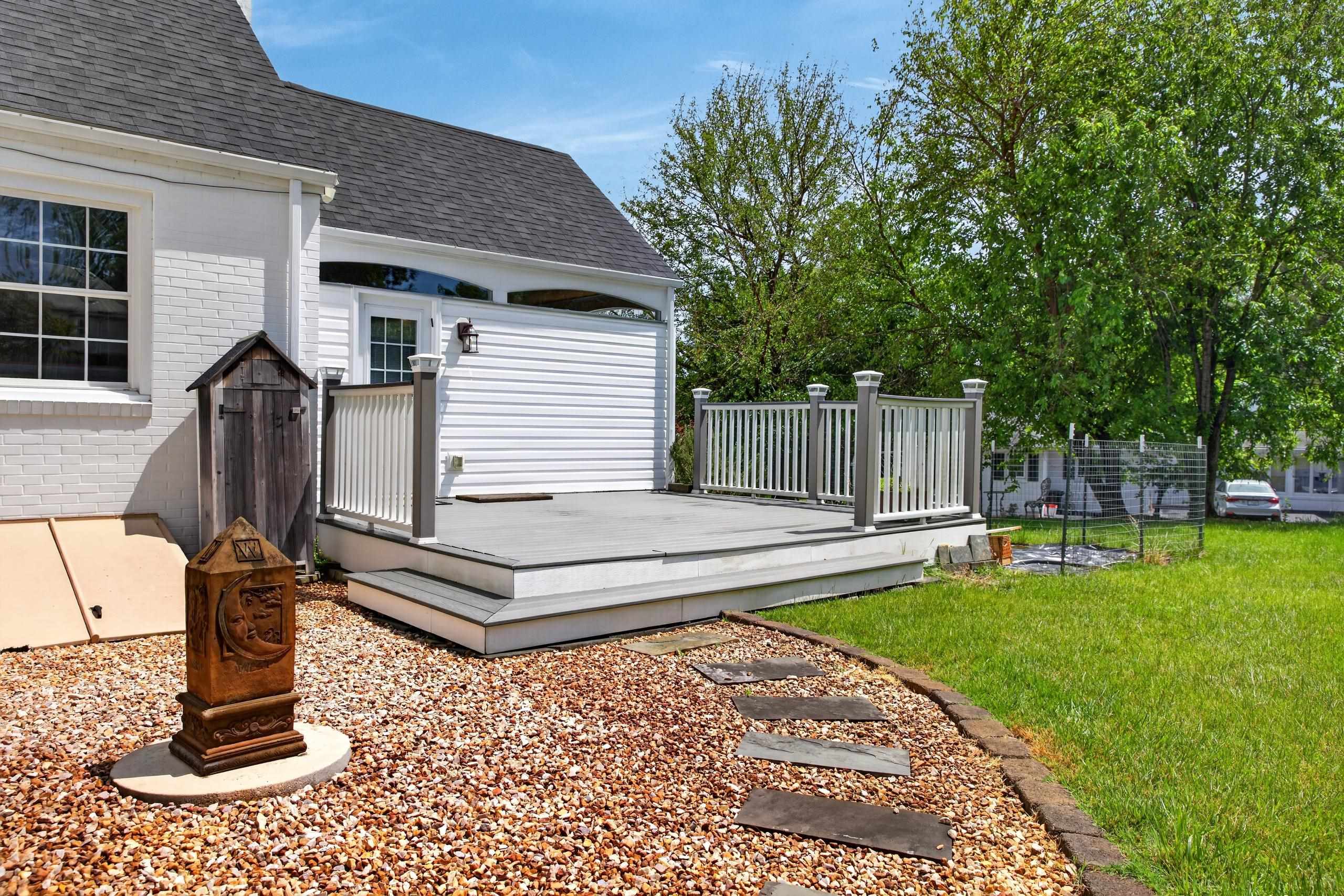 Deck two of two, main home
