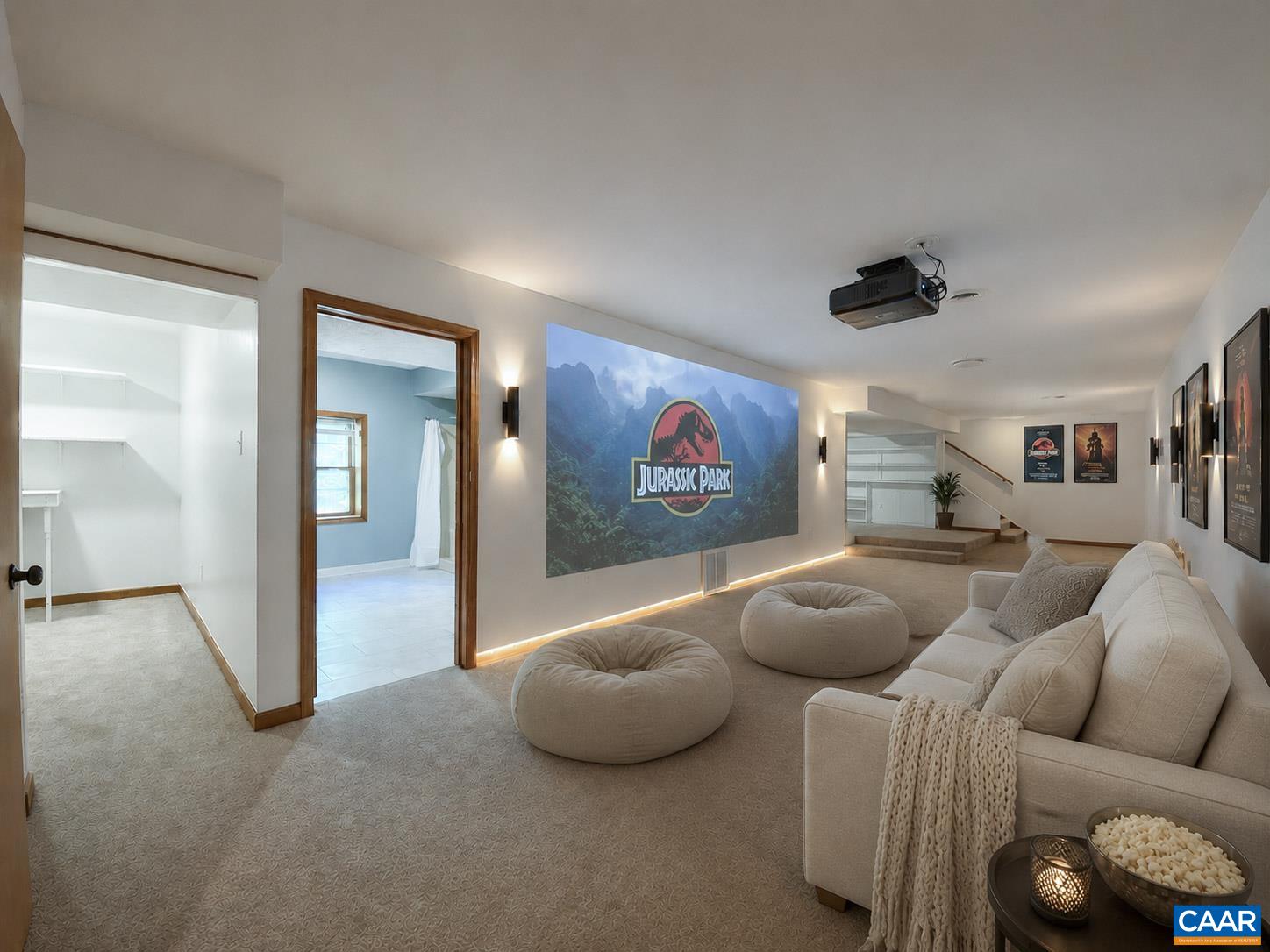 Virtual staged to show flexible space! Virtual staged to show flexible space!