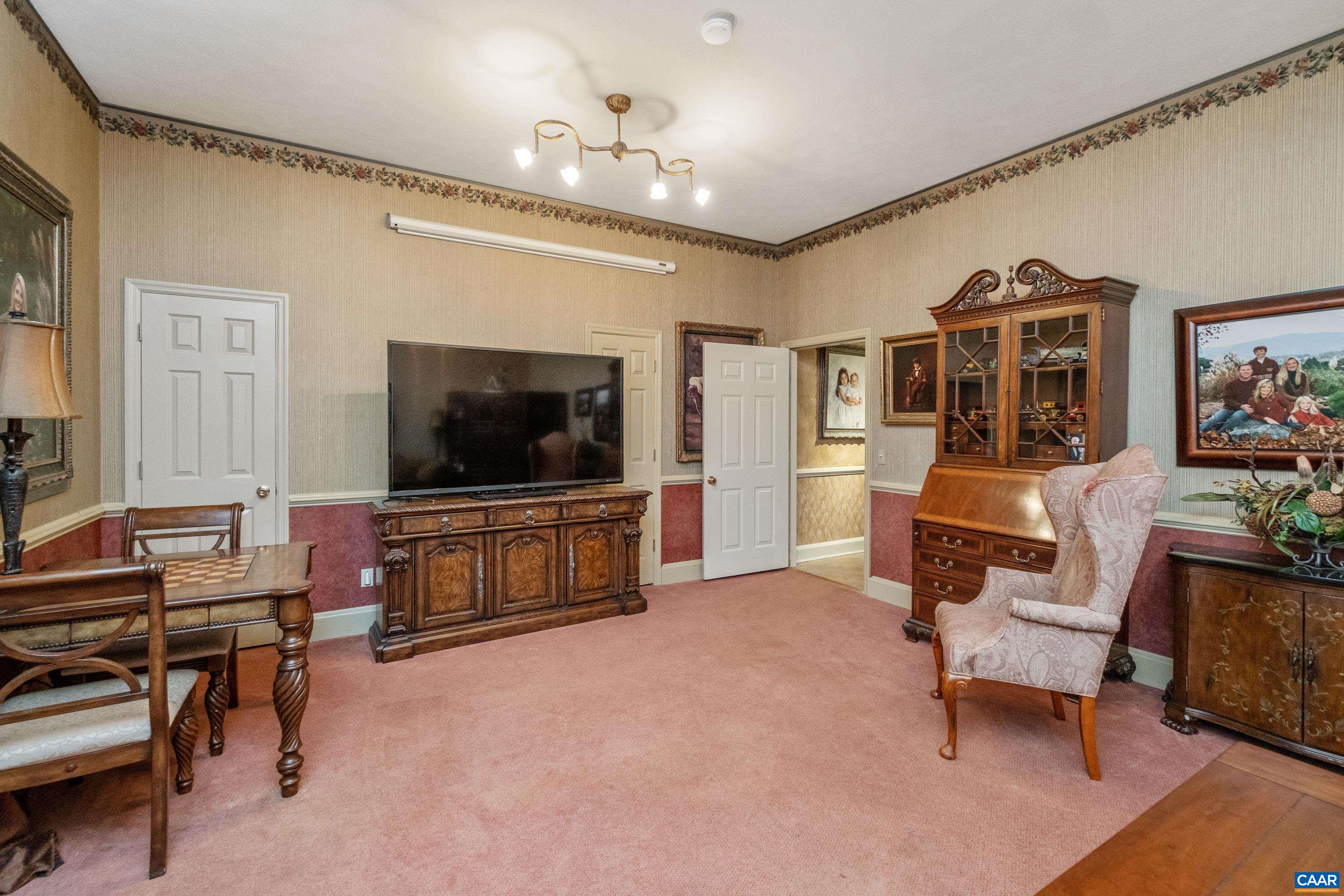 Alternate view of the main level study.