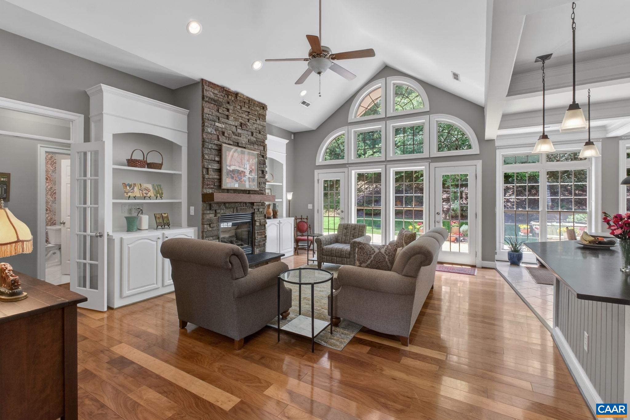 with Built-Ins and High Ceilings with Built-Ins and High Ceilings