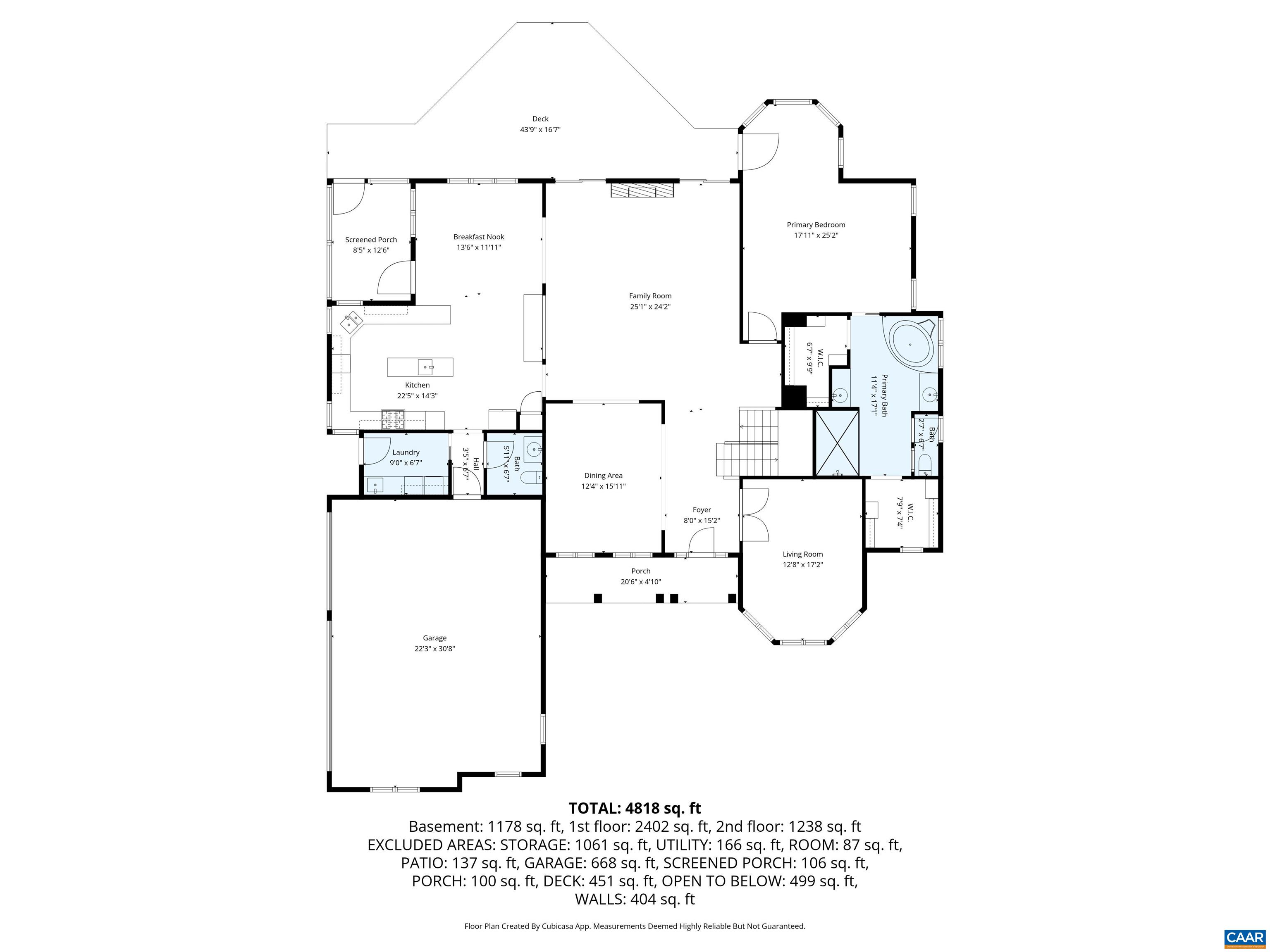 Main level floor plan. Main level floor plan.