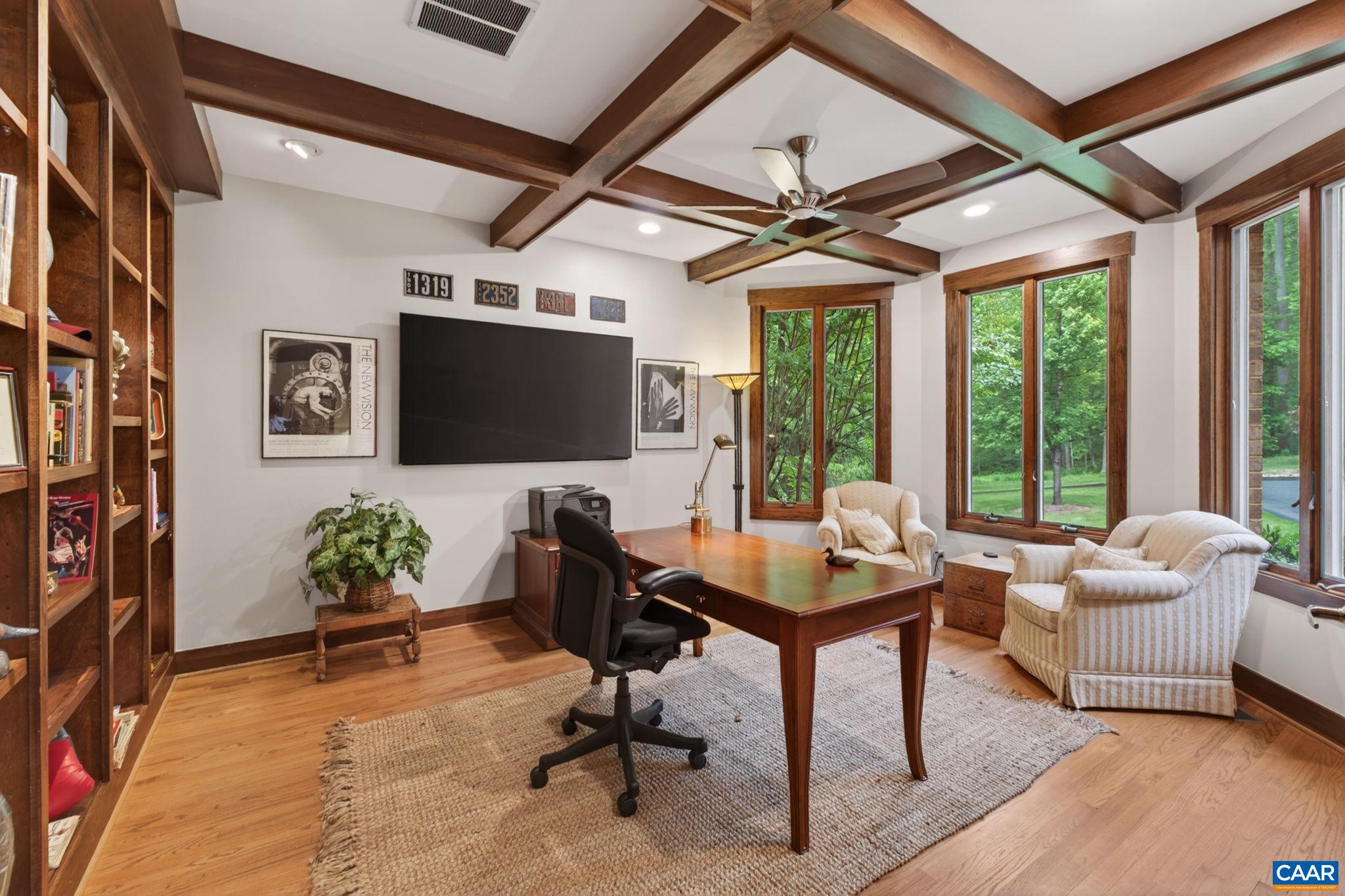 Home office off foyer. Home office off foyer.