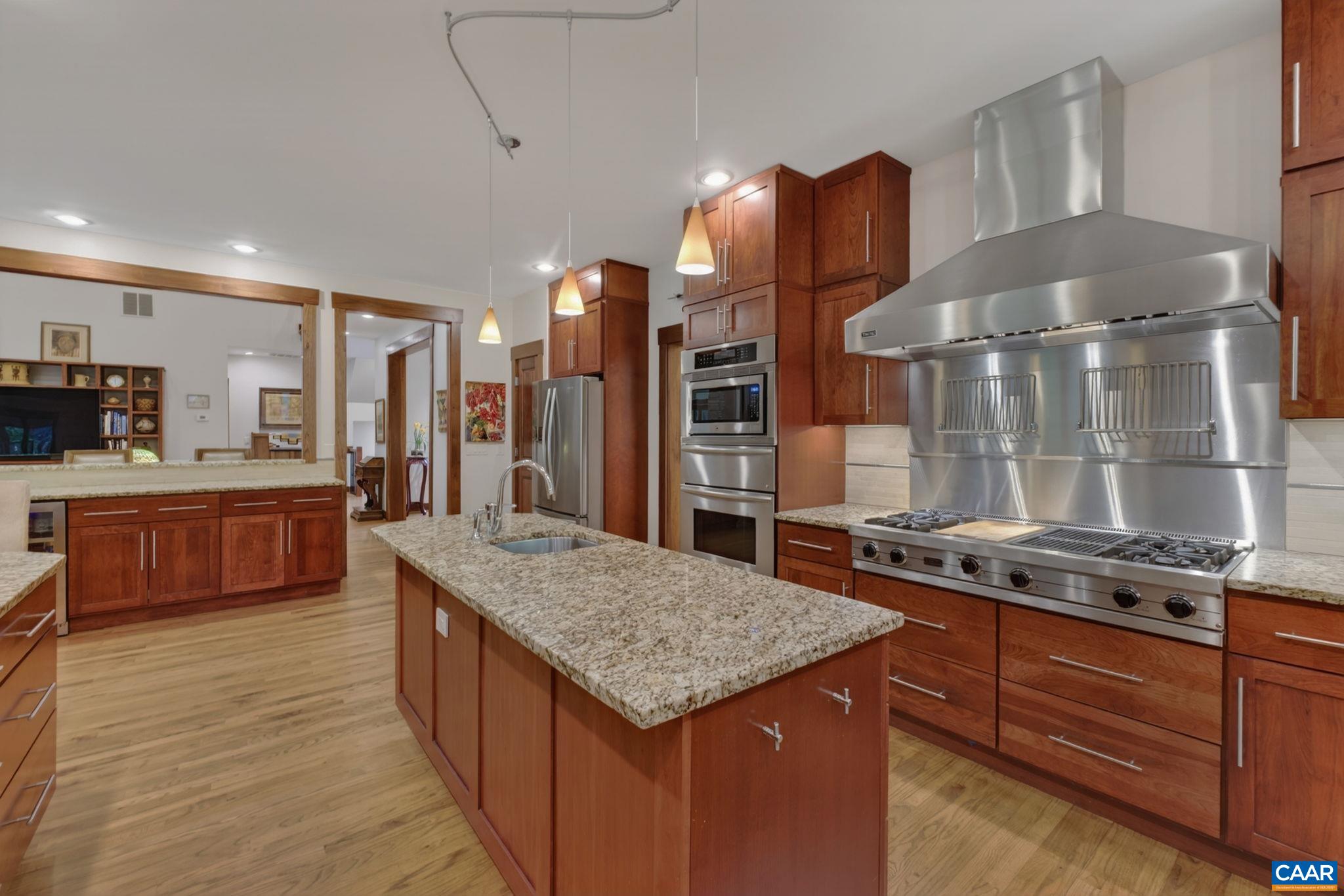 Viking gas cooktop and vent. Viking gas cooktop and vent.